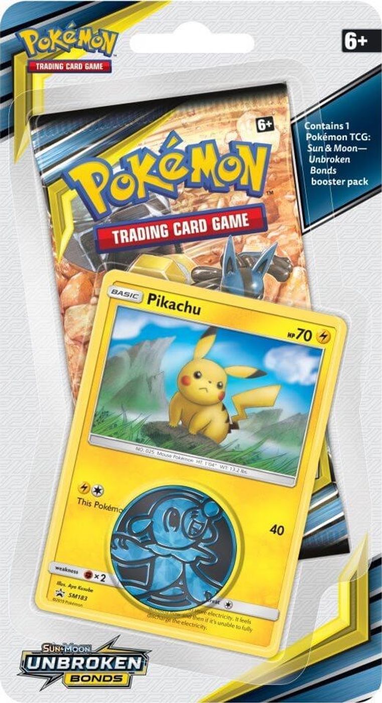 Unbroken Bonds Single Pack Blister [Pikachu] — SM - Unbroken Bonds