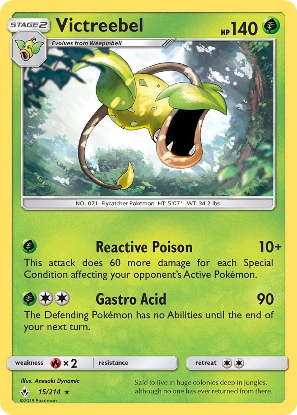 Victreebel — SM - Unbroken Bonds