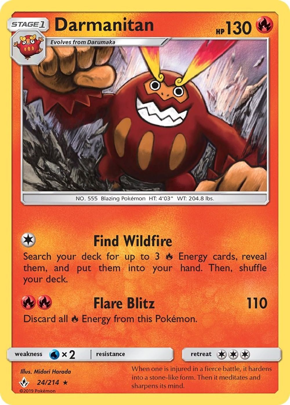 Darmanitan — SM - Unbroken Bonds