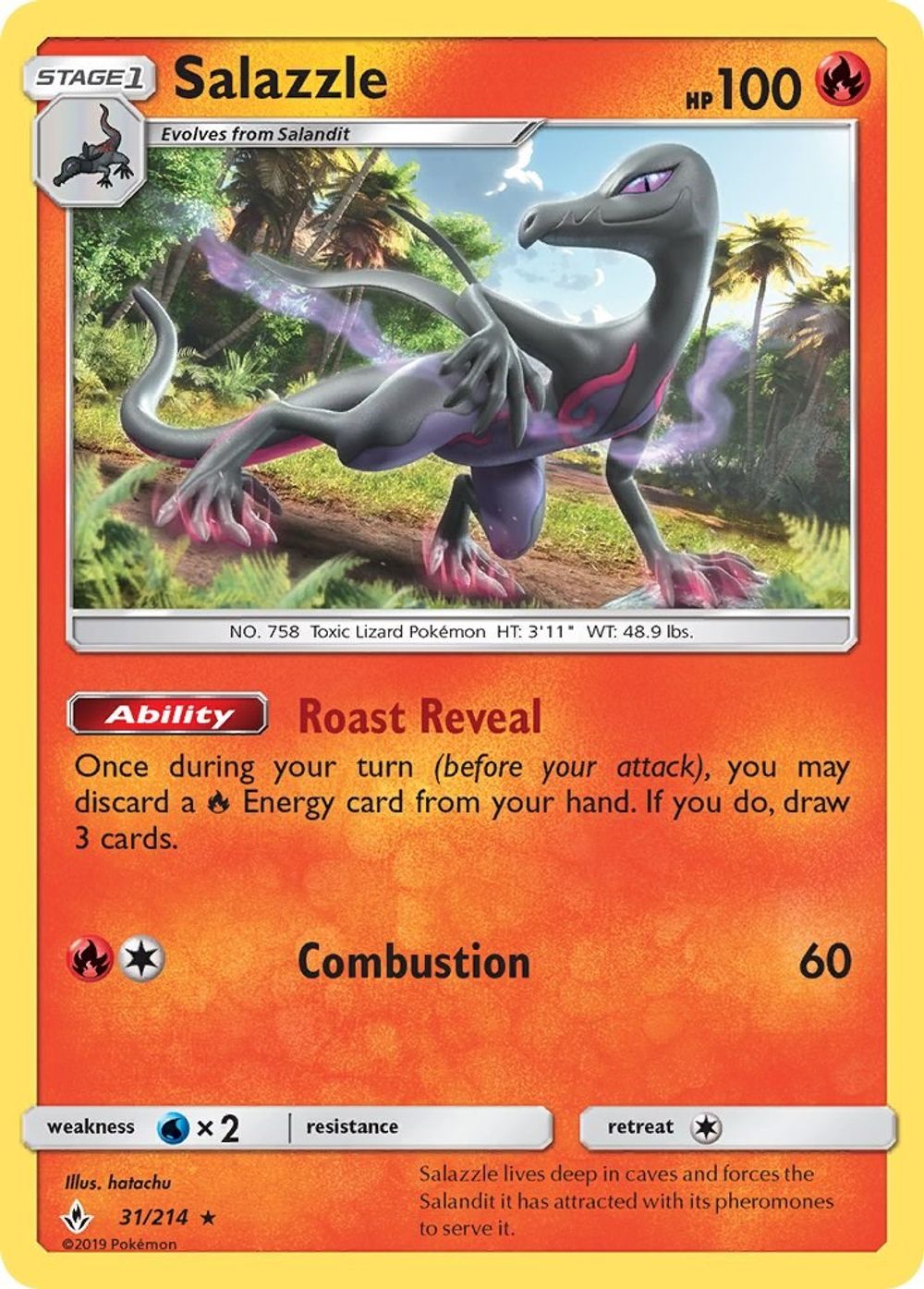 Salazzle — SM - Unbroken Bonds