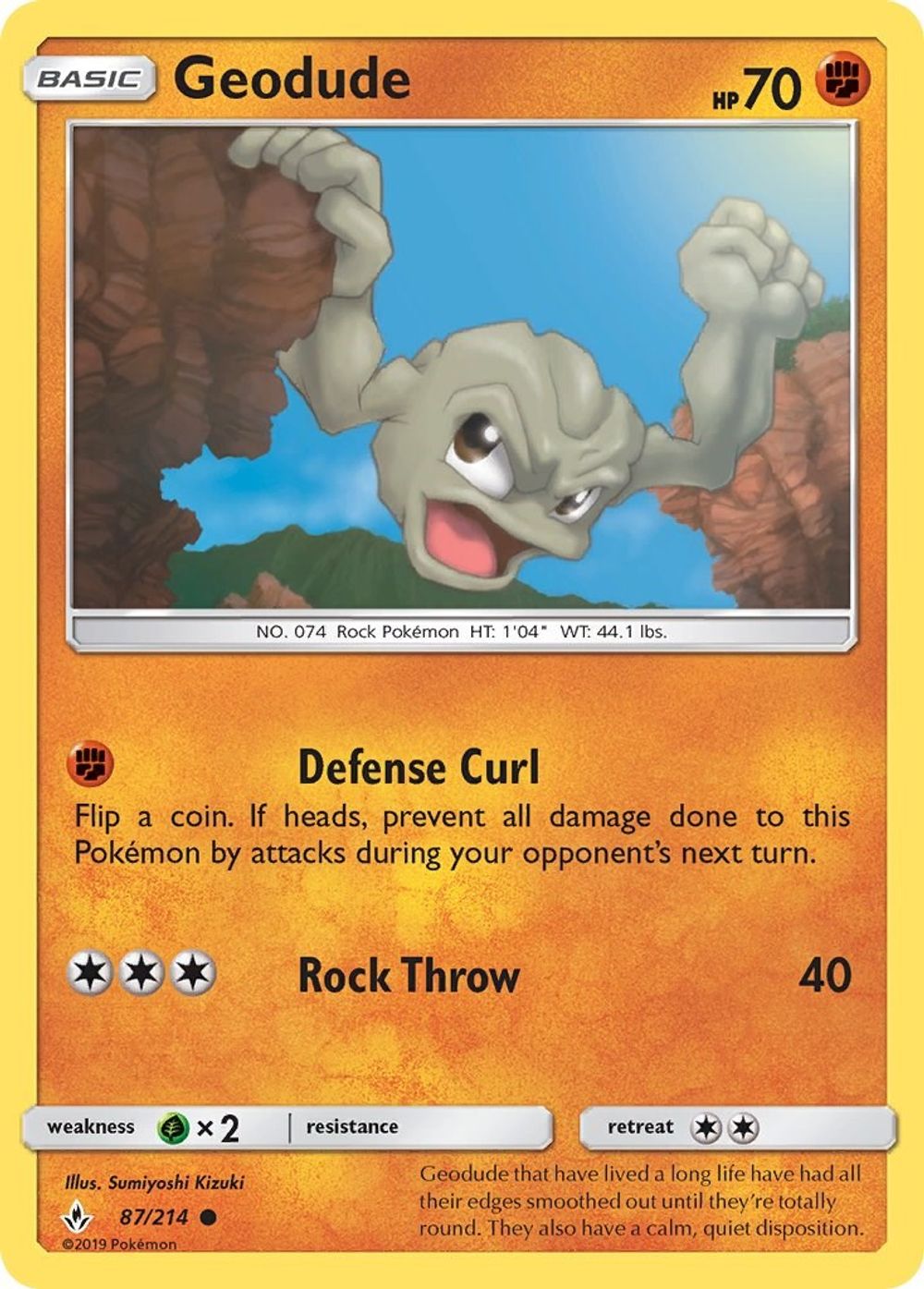 Geodude — SM - Unbroken Bonds