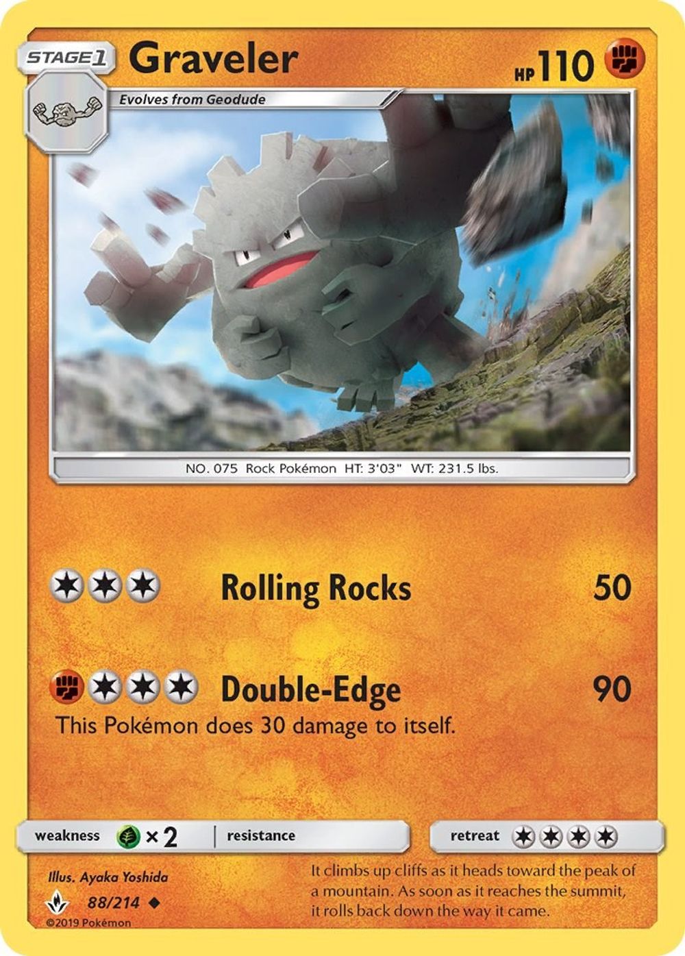 Graveler — SM - Unbroken Bonds