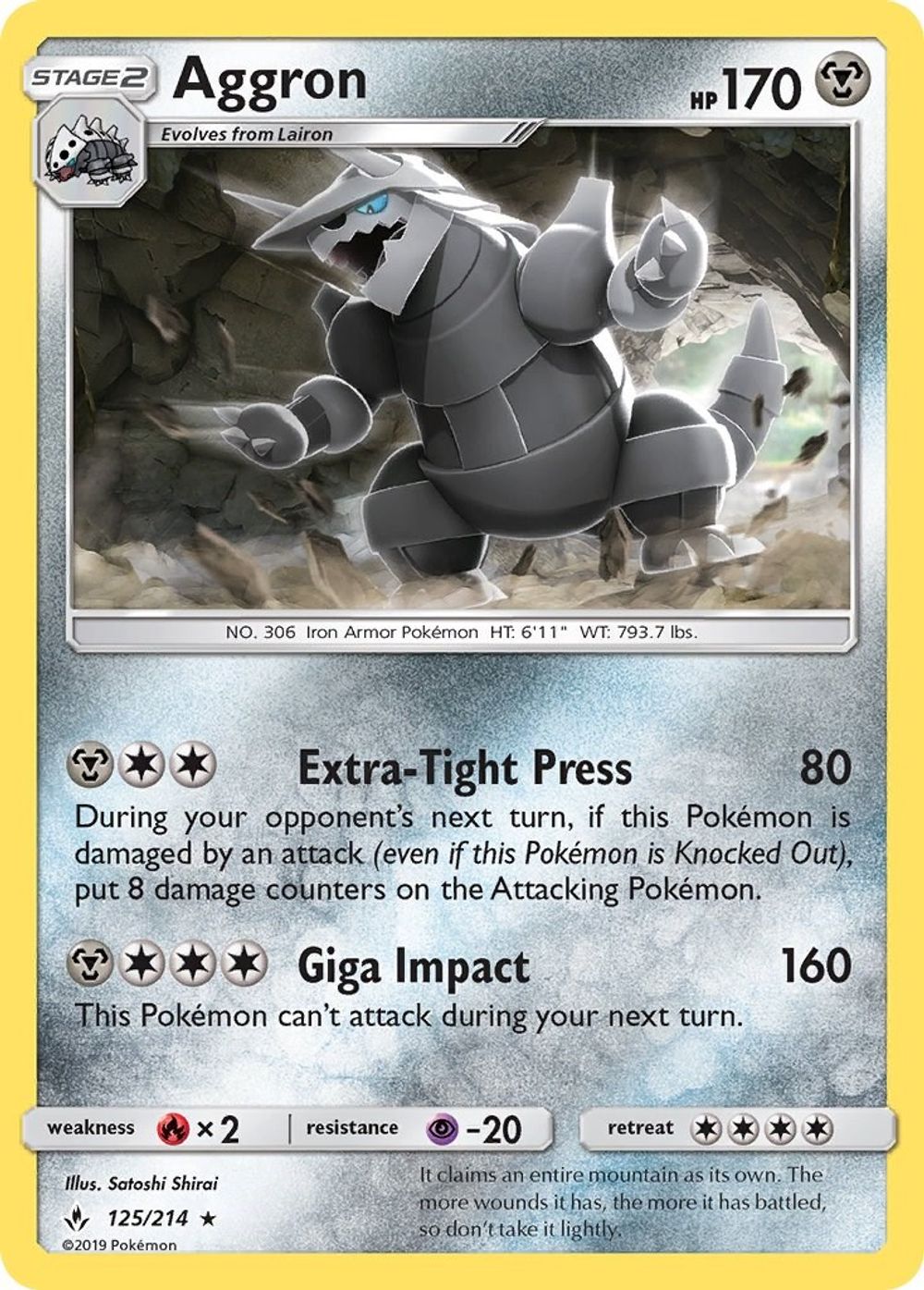 Aggron — SM - Unbroken Bonds