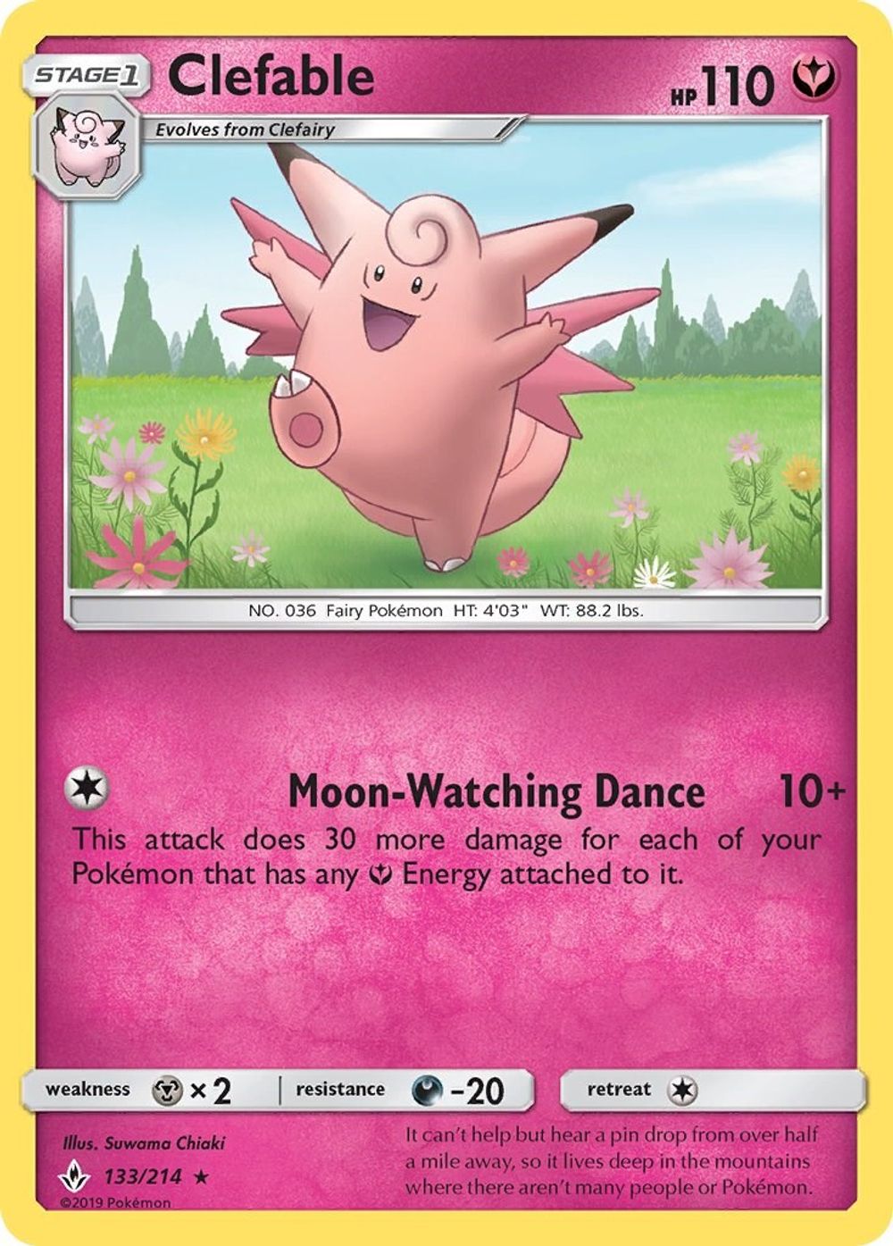 Clefable — SM - Unbroken Bonds