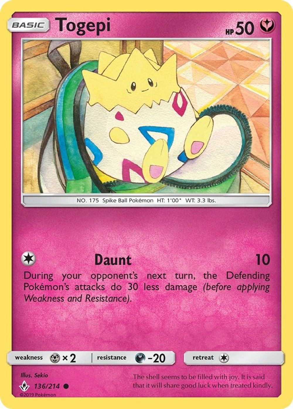 Togepi — SM - Unbroken Bonds