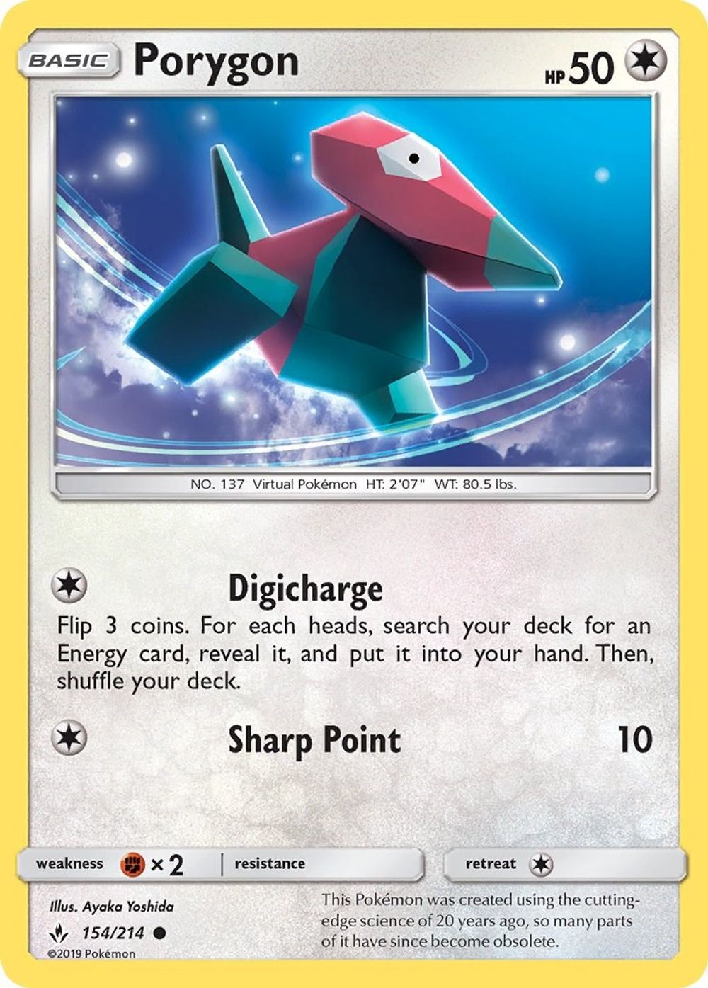 Porygon (154) — SM - Unbroken Bonds