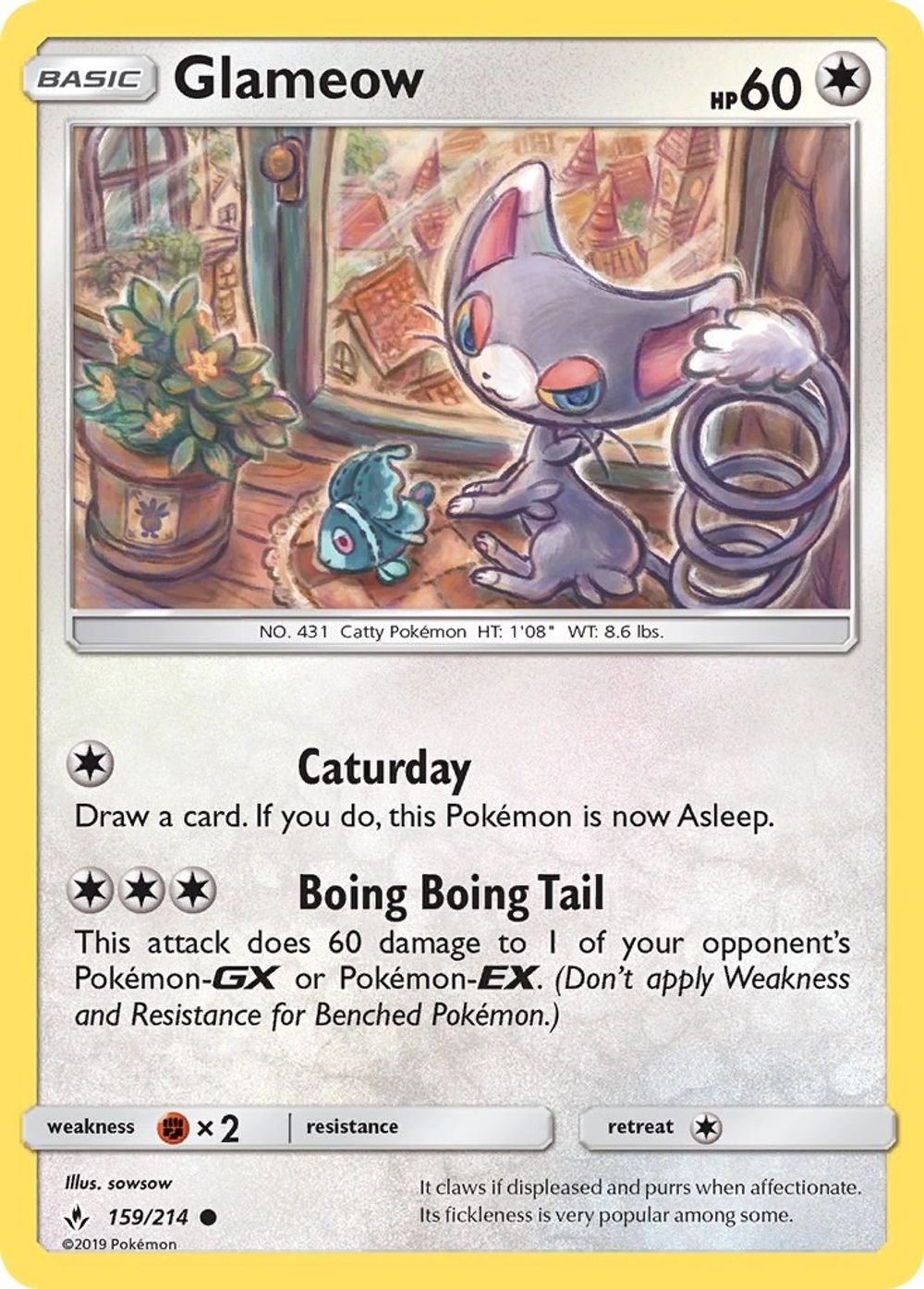 Glameow — SM - Unbroken Bonds