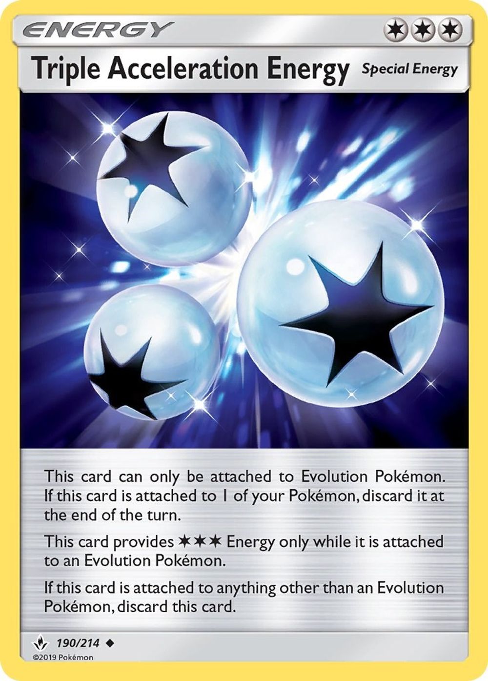 Triple Acceleration Energy — SM - Unbroken Bonds