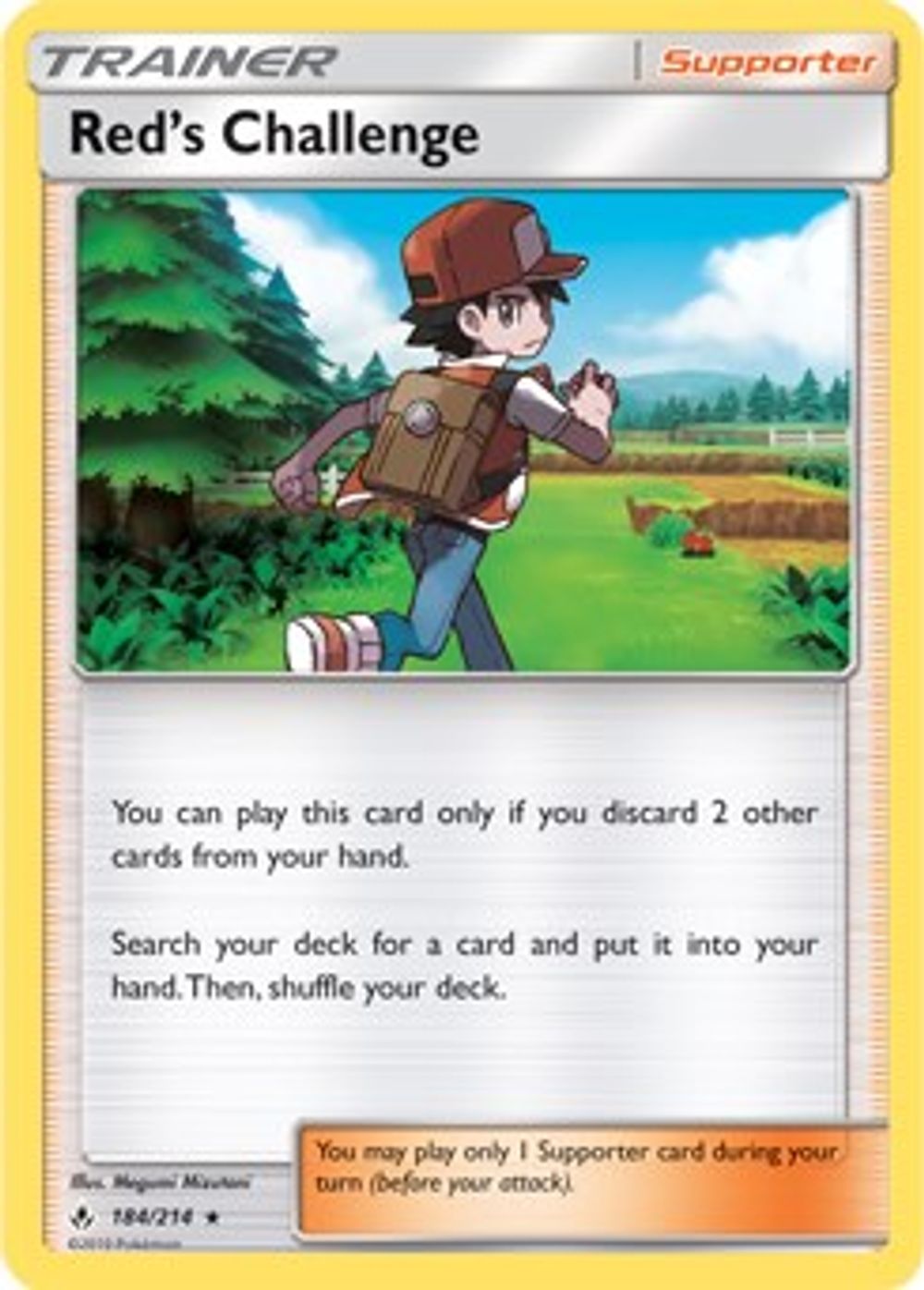 Red's Challenge - 184/214 (SM - Unbroken Bonds) — Deck Exclusives