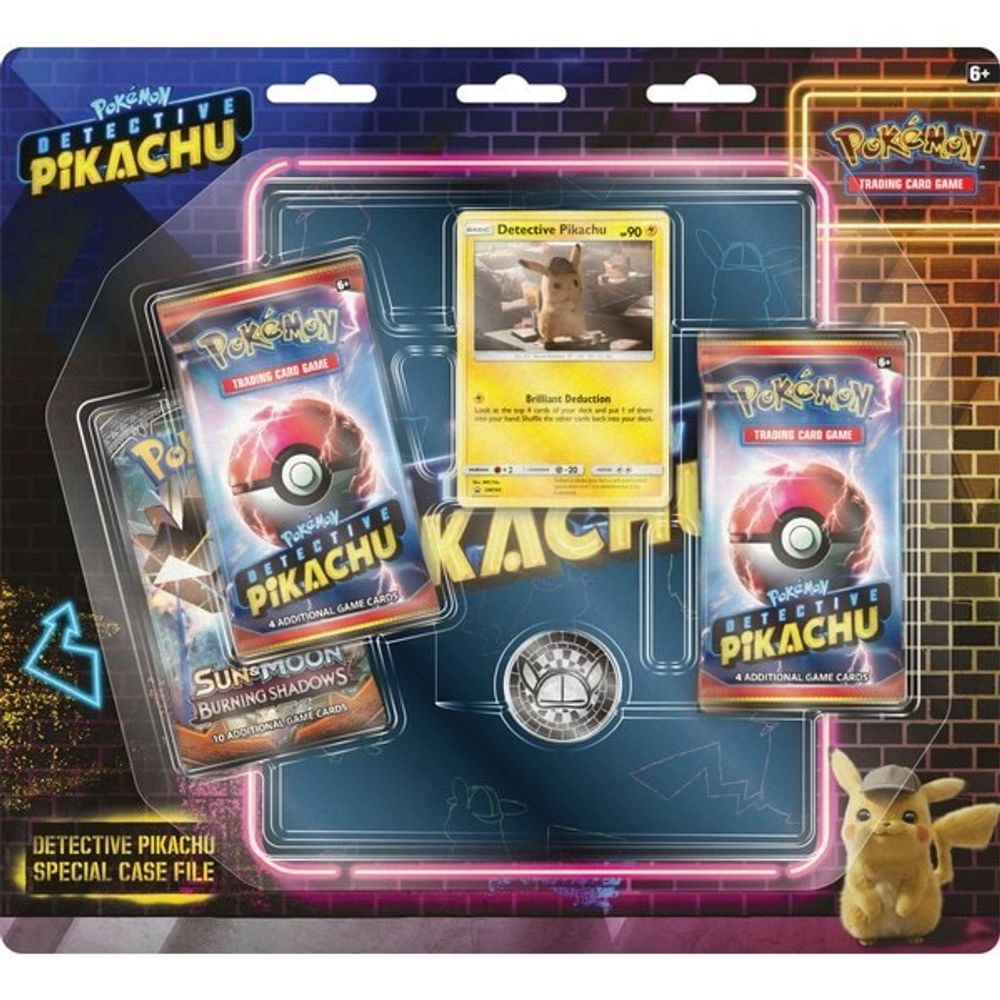 Detective Pikachu Special Case File - 3 Pack Booster Blister — Detective Pikachu