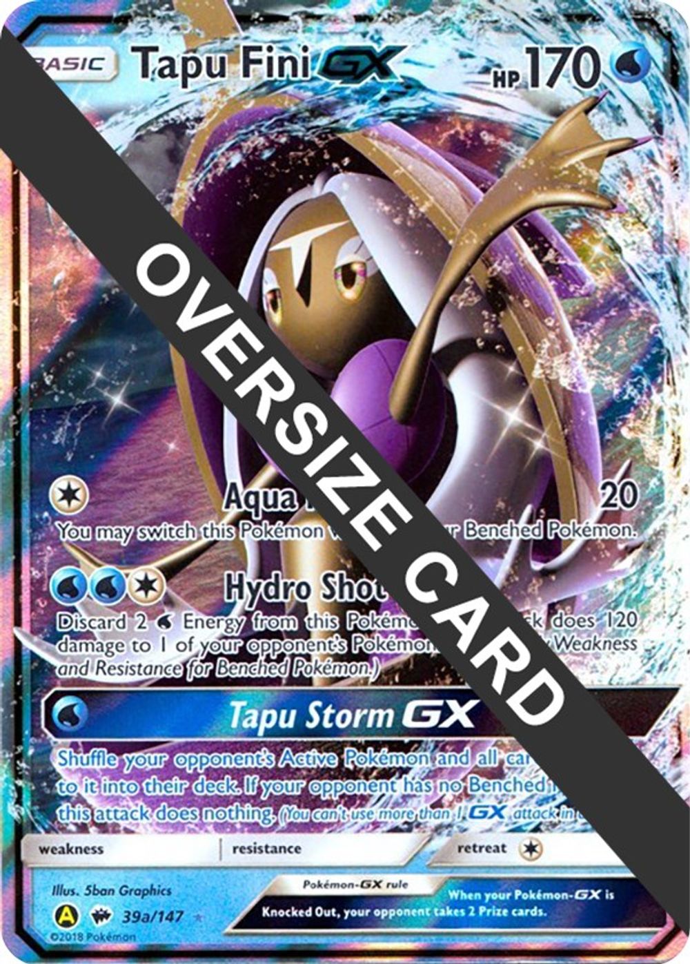 Tapu Fini GX - 39a/147 — Jumbo Cards