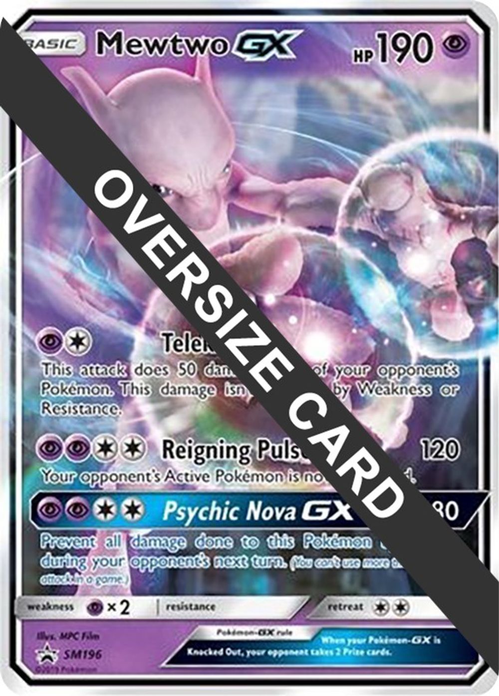Mewtwo GX - SM196 — Jumbo Cards