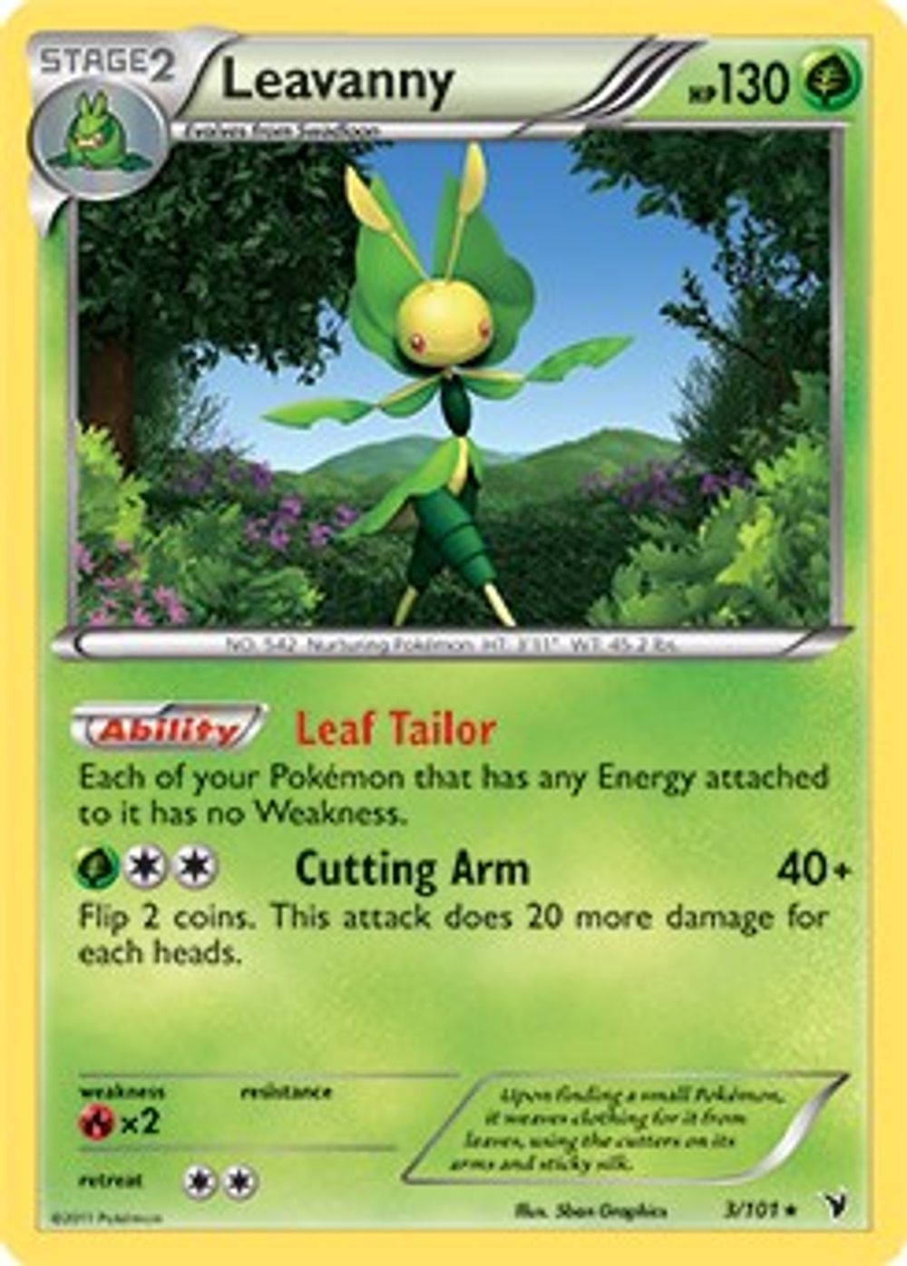 Leavanny - 3/101 (BW Noble Victories) — Deck Exclusives