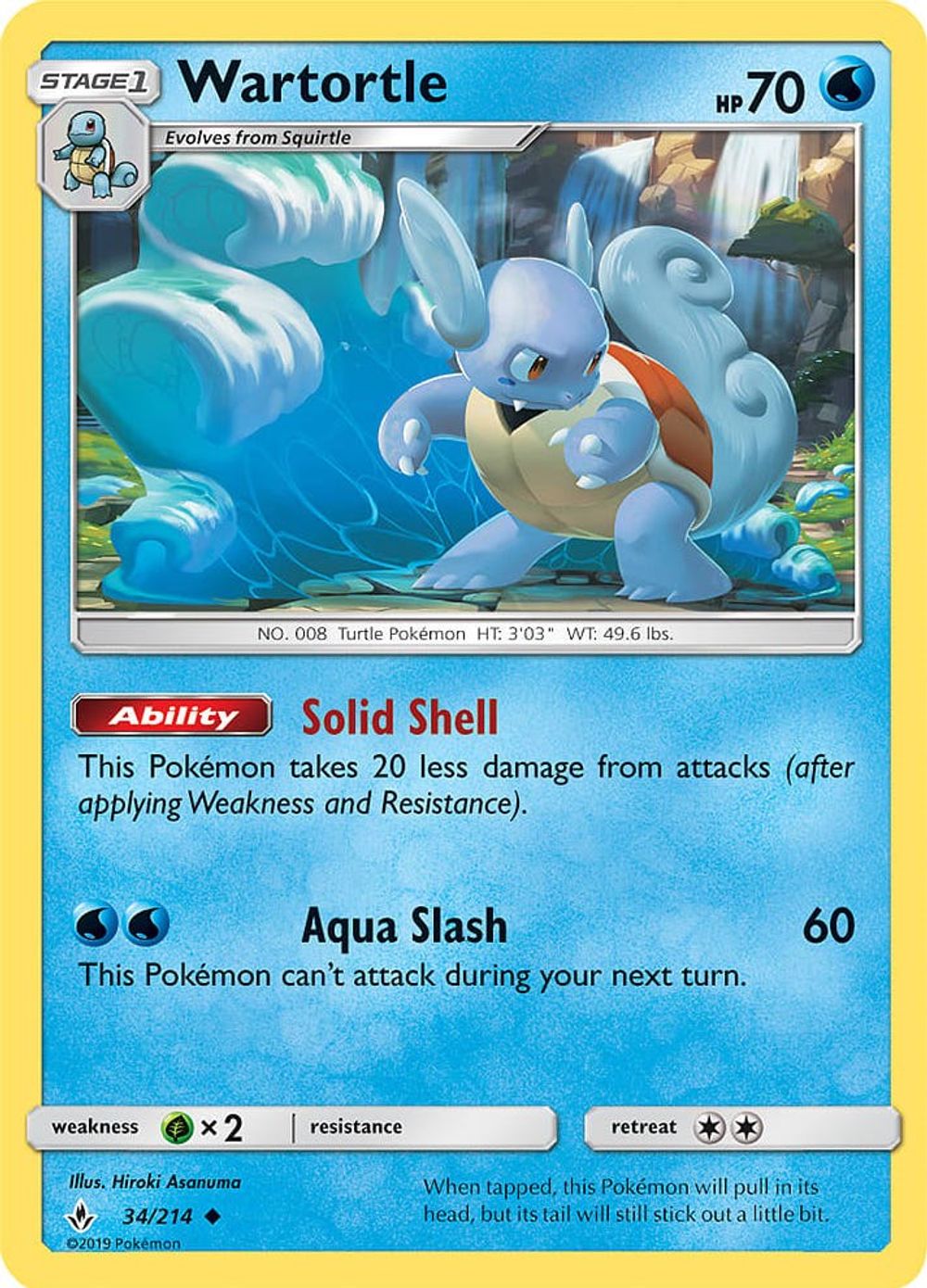 Wartortle - 034/214 (Premium Collection Promo) — Miscellaneous Cards & Products
