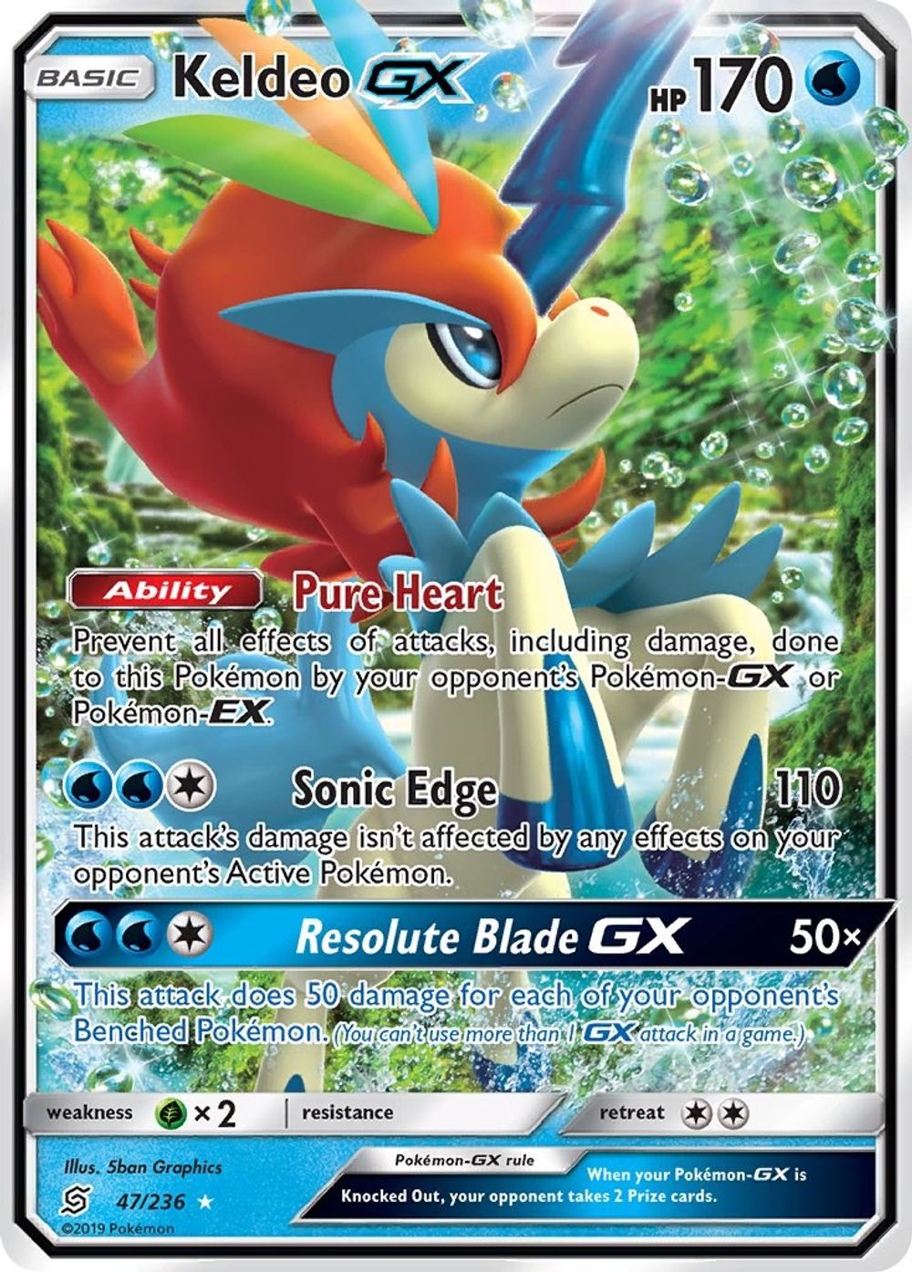 Keldeo GX — SM - Unified Minds