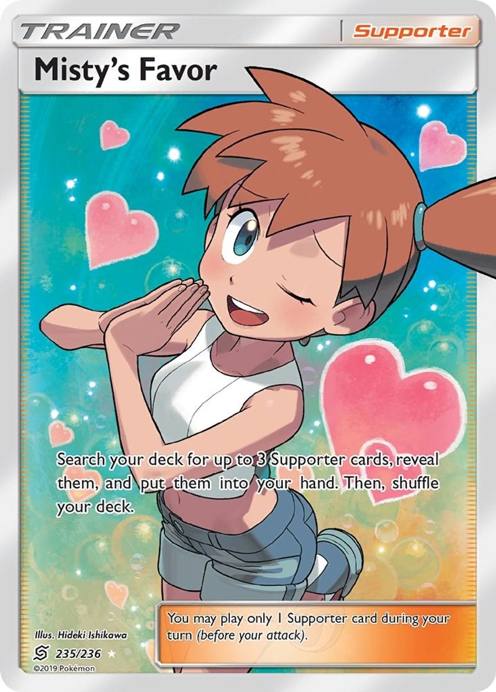Misty's Favor (Full Art) — SM - Unified Minds