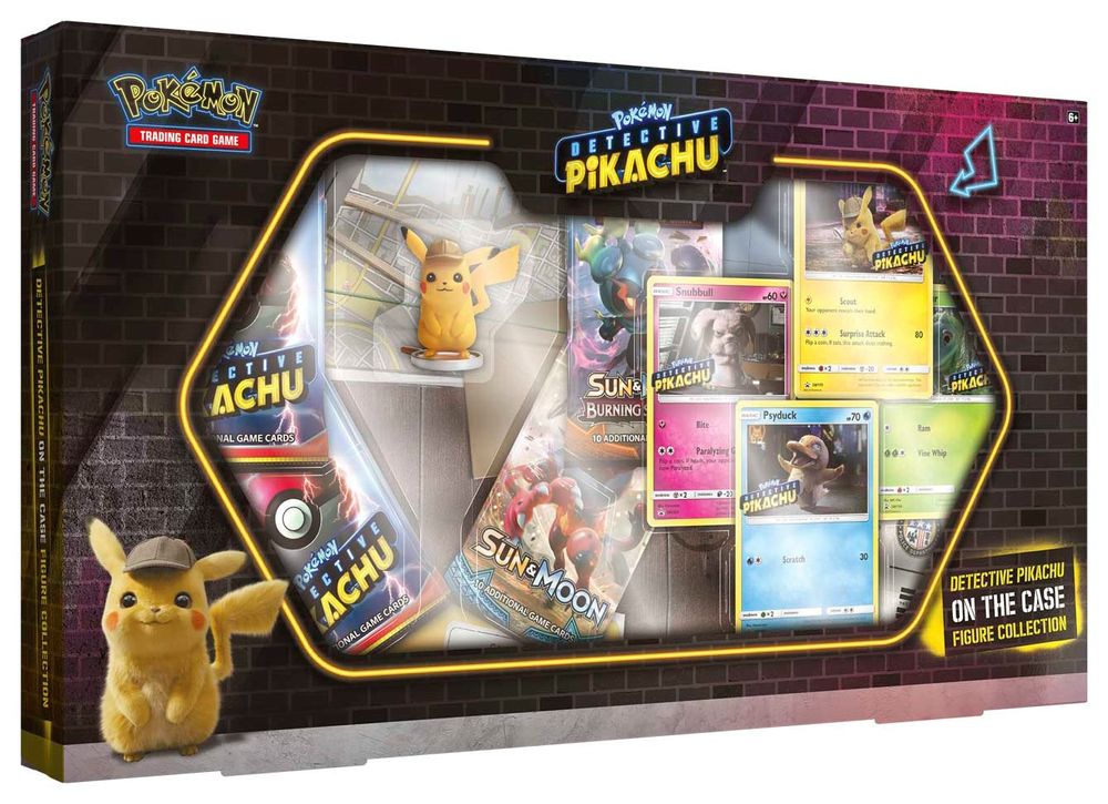Detective Pikachu On the Case Figure Collection — Detective Pikachu