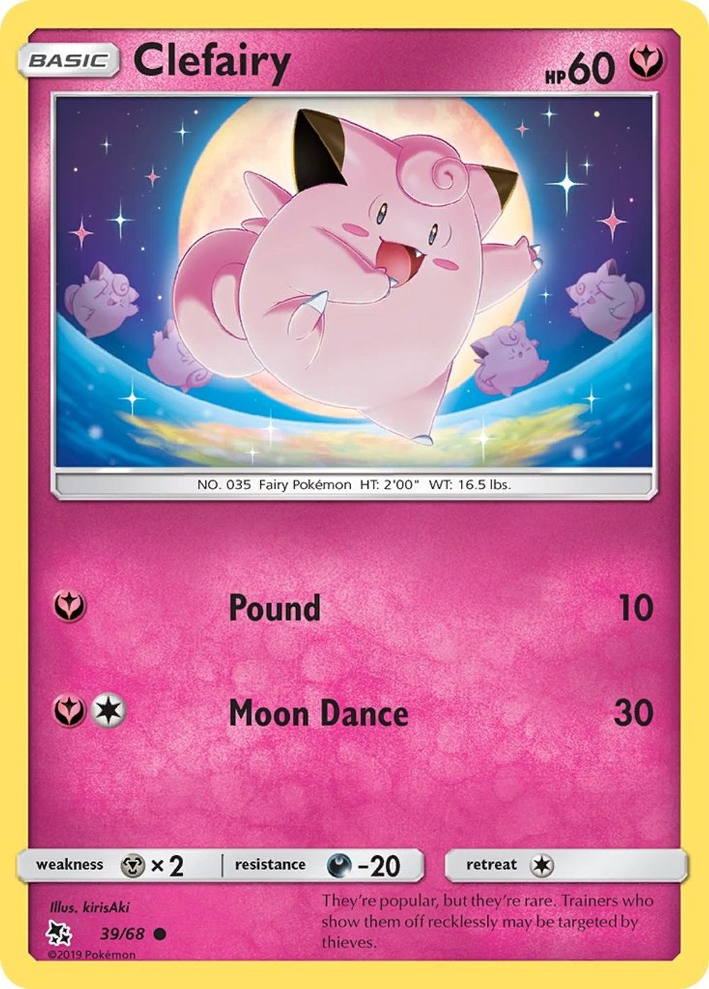 Clefairy (39) — Hidden Fates