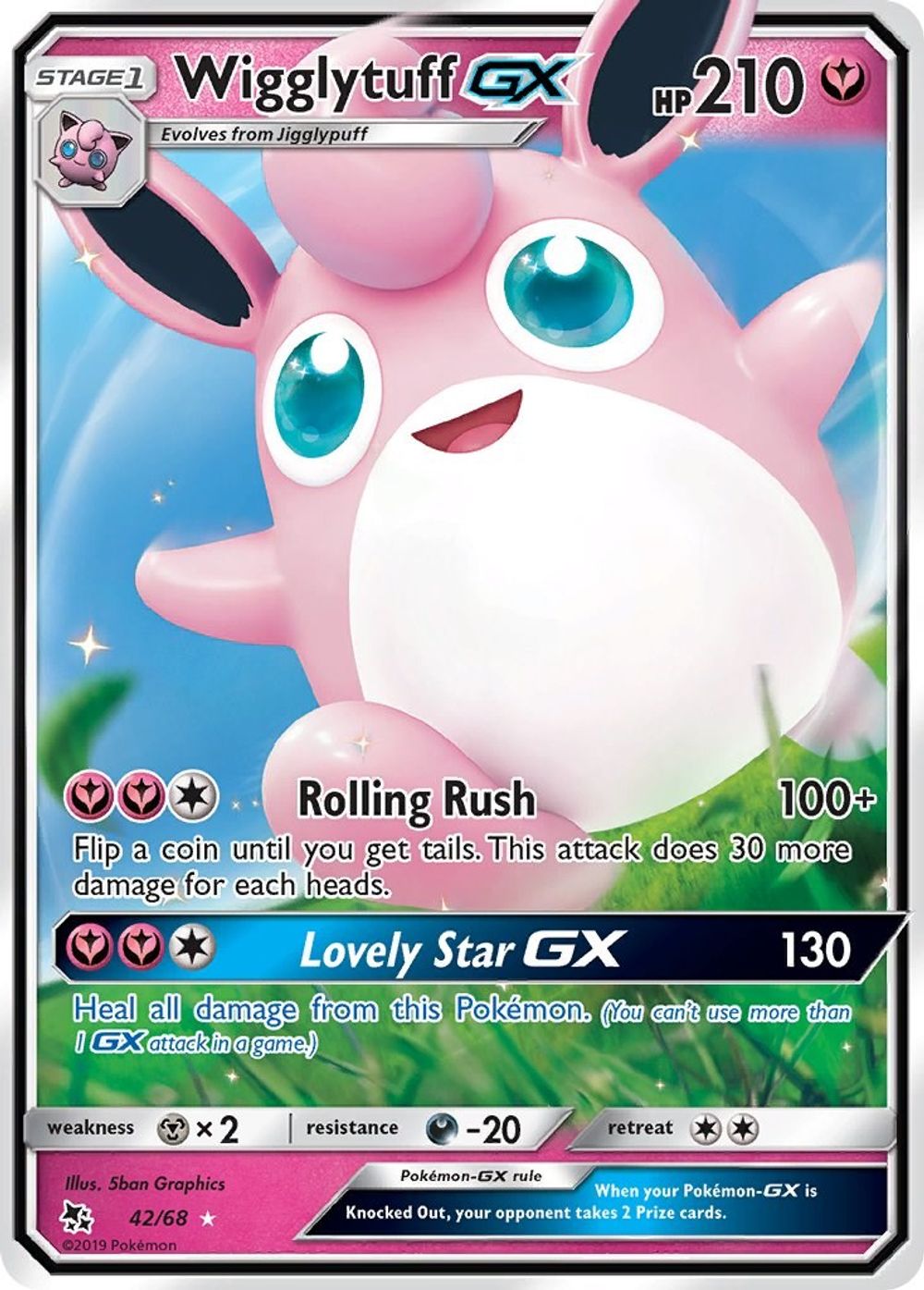 Wigglytuff GX — Hidden Fates