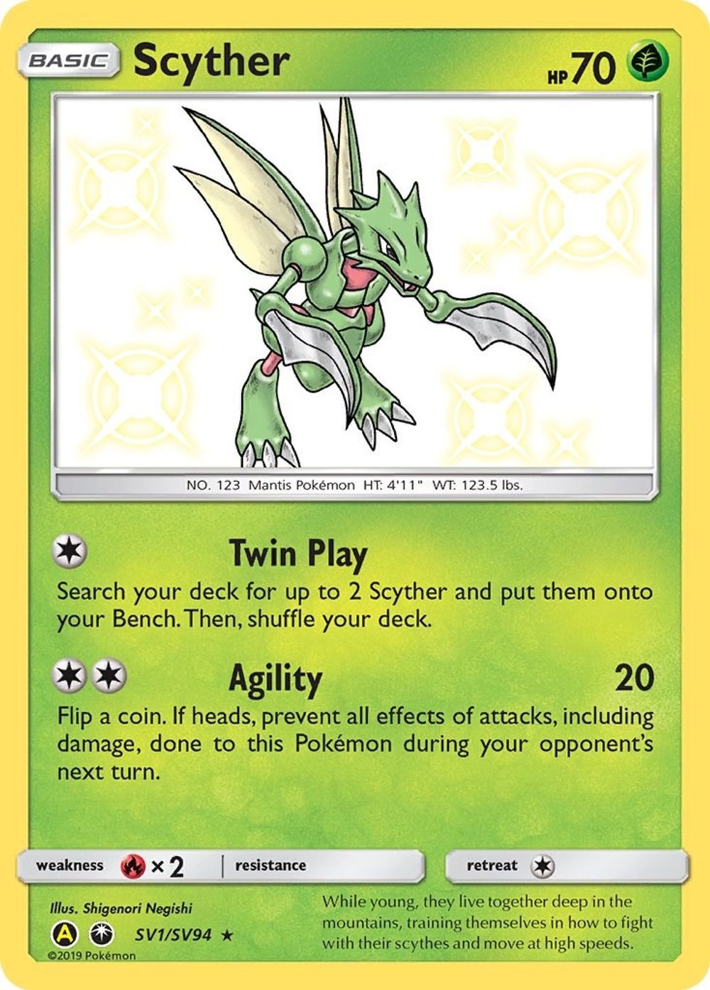 Scyther — Hidden Fates: Shiny Vault