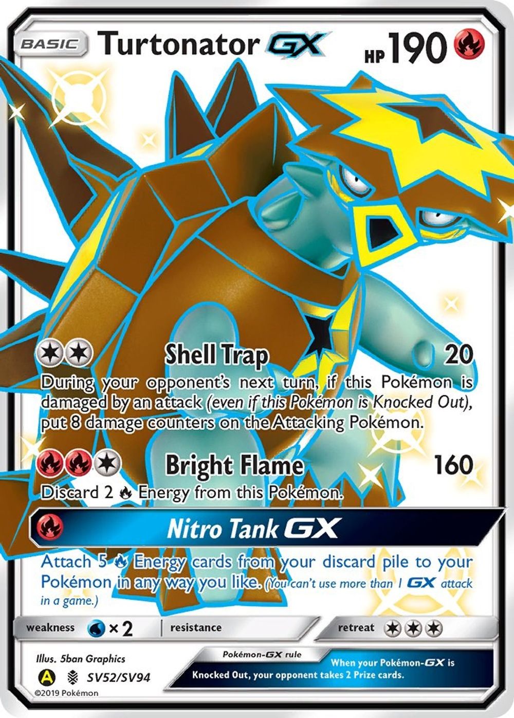 Turtonator GX — Hidden Fates: Shiny Vault