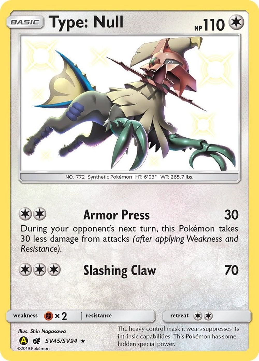 Type: Null — Hidden Fates: Shiny Vault