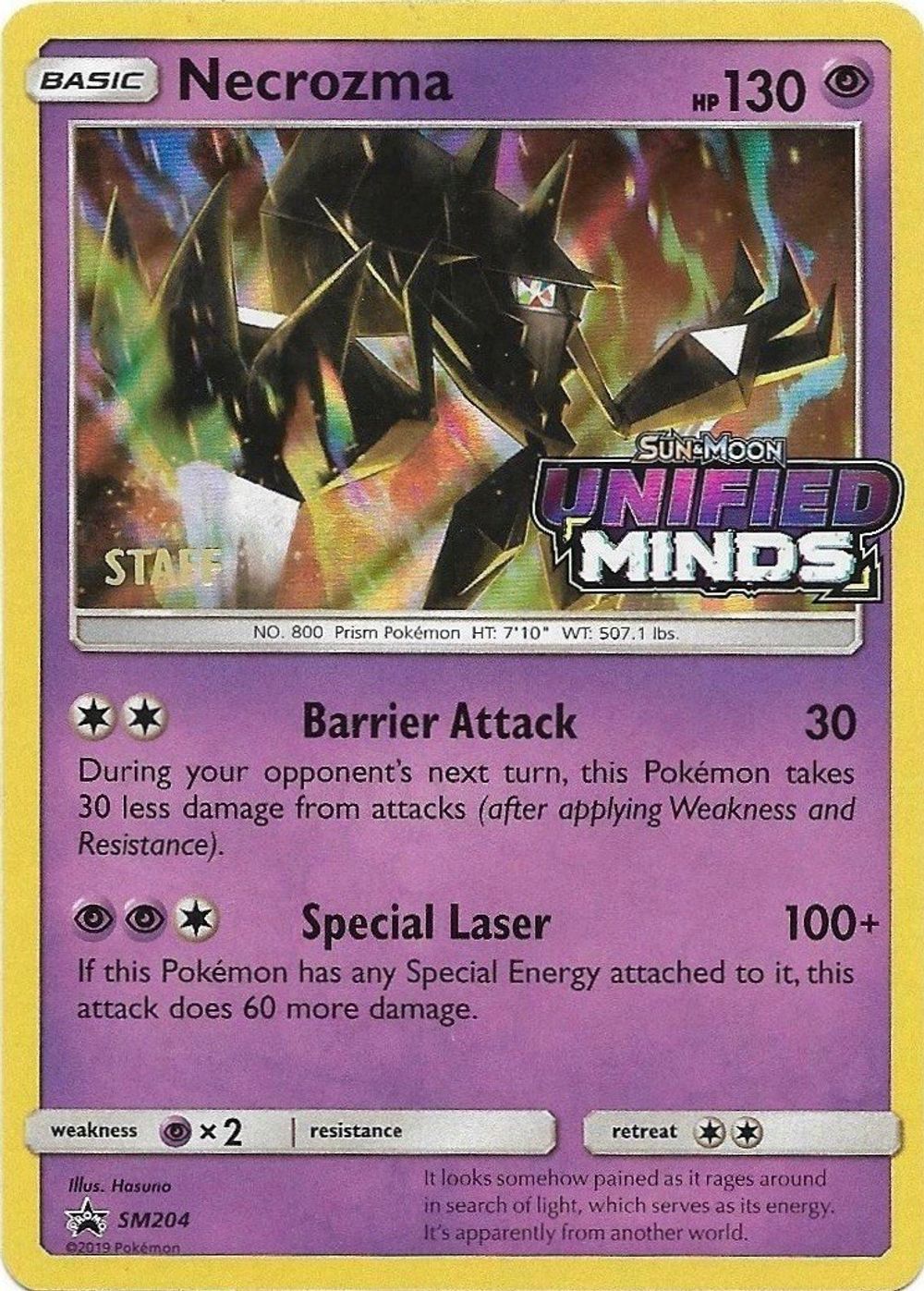 Necrozma - SM204 (Prerelease) [Staff] — SM Promos