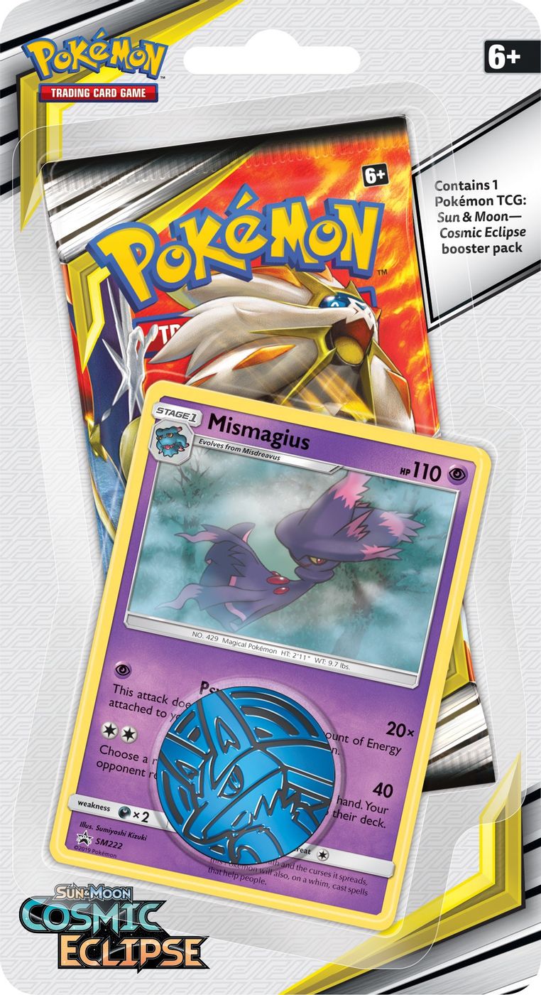 Cosmic Eclipse Single Pack Blister [Mismagius] — SM - Cosmic Eclipse