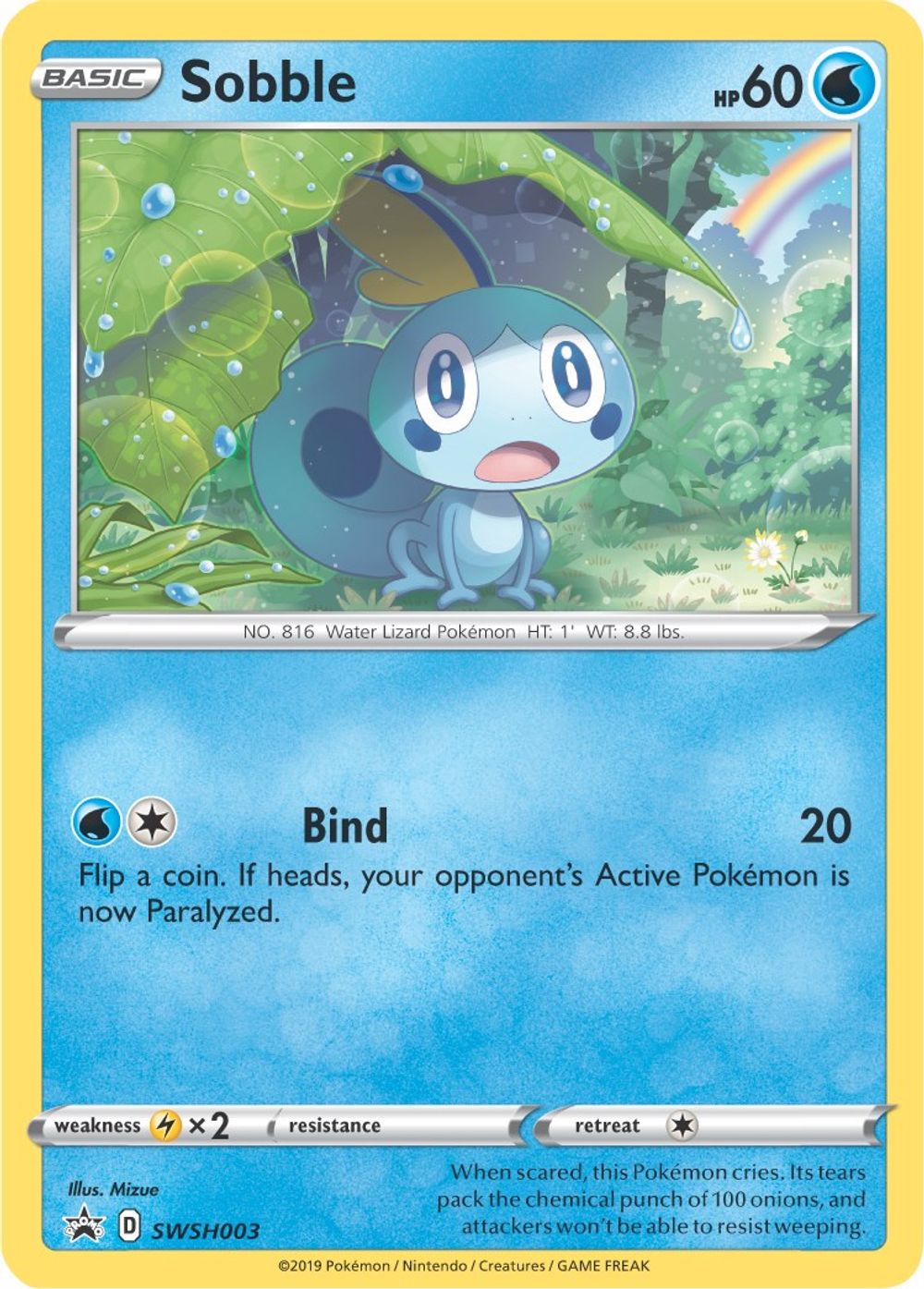 Sobble - SWSH003 — SWSH: Sword & Shield Promo Cards