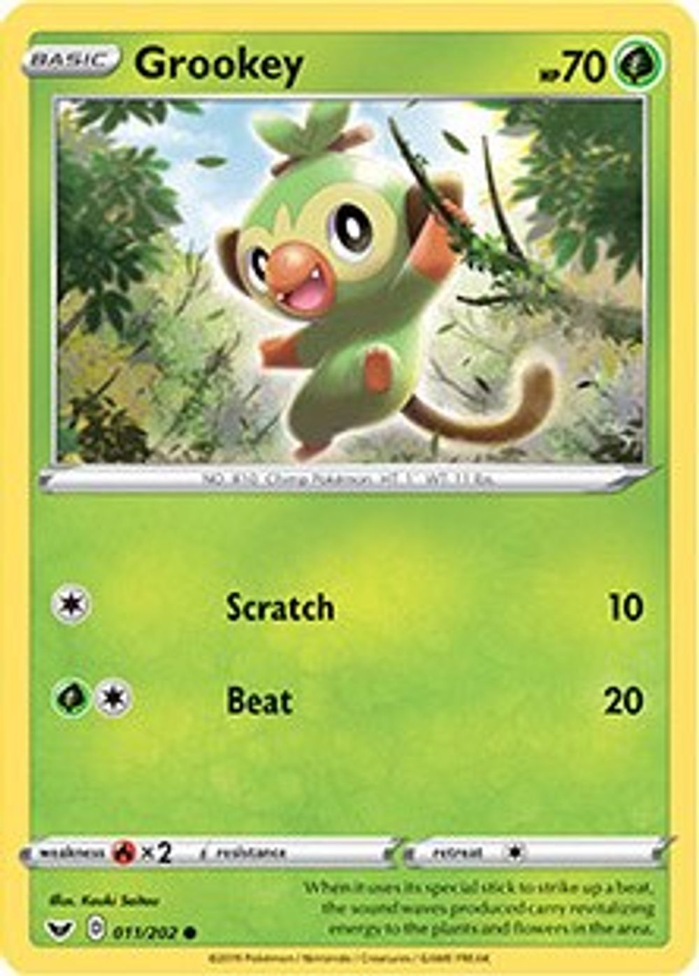 Grookey - 11/202 (Premium Collection) — Miscellaneous Cards & Products