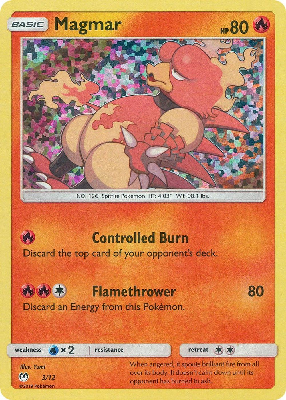 Magmar - 3/12 — McDonald's Promos 2019
