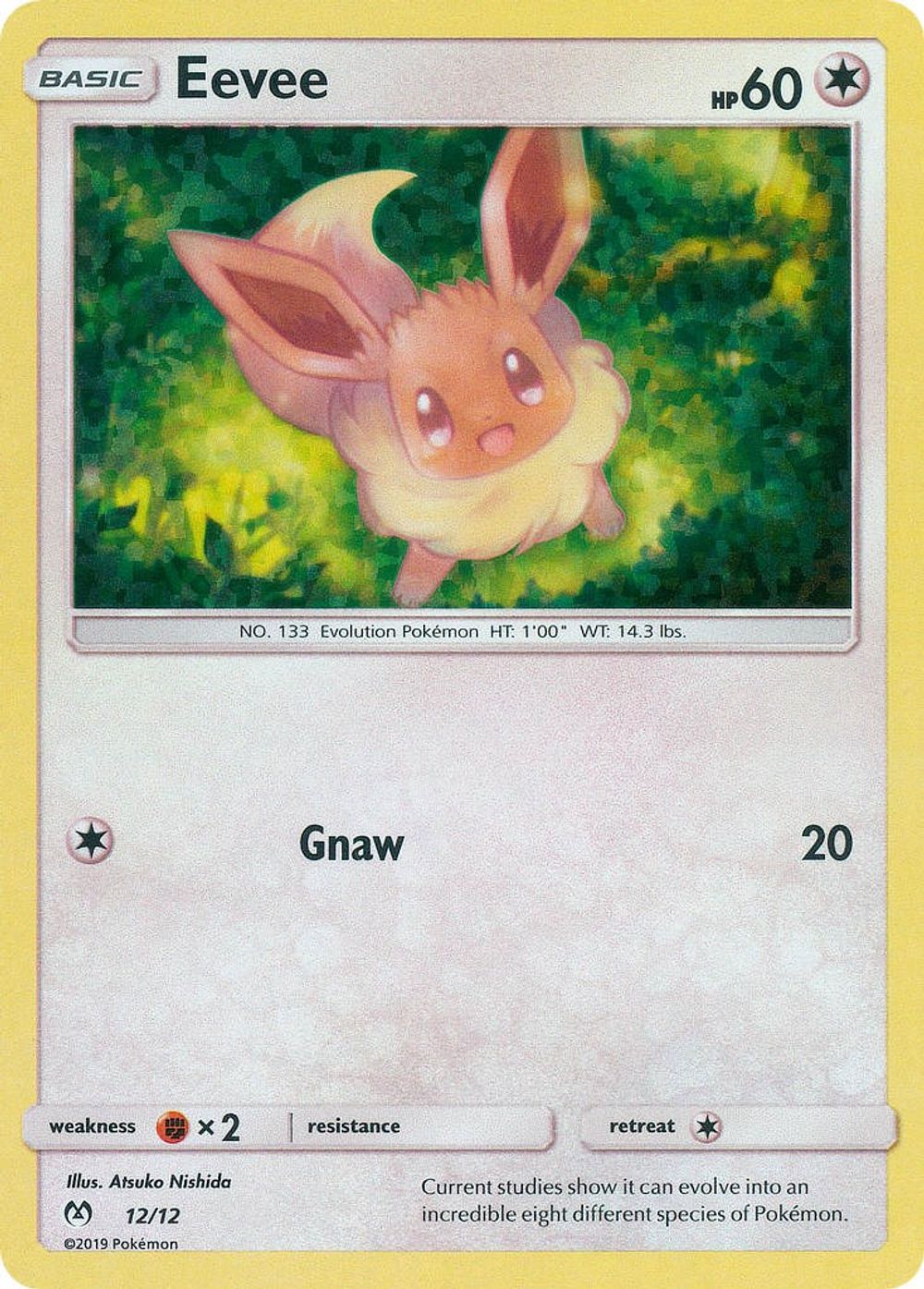 Eevee - 12/12 — McDonald's Promos 2019