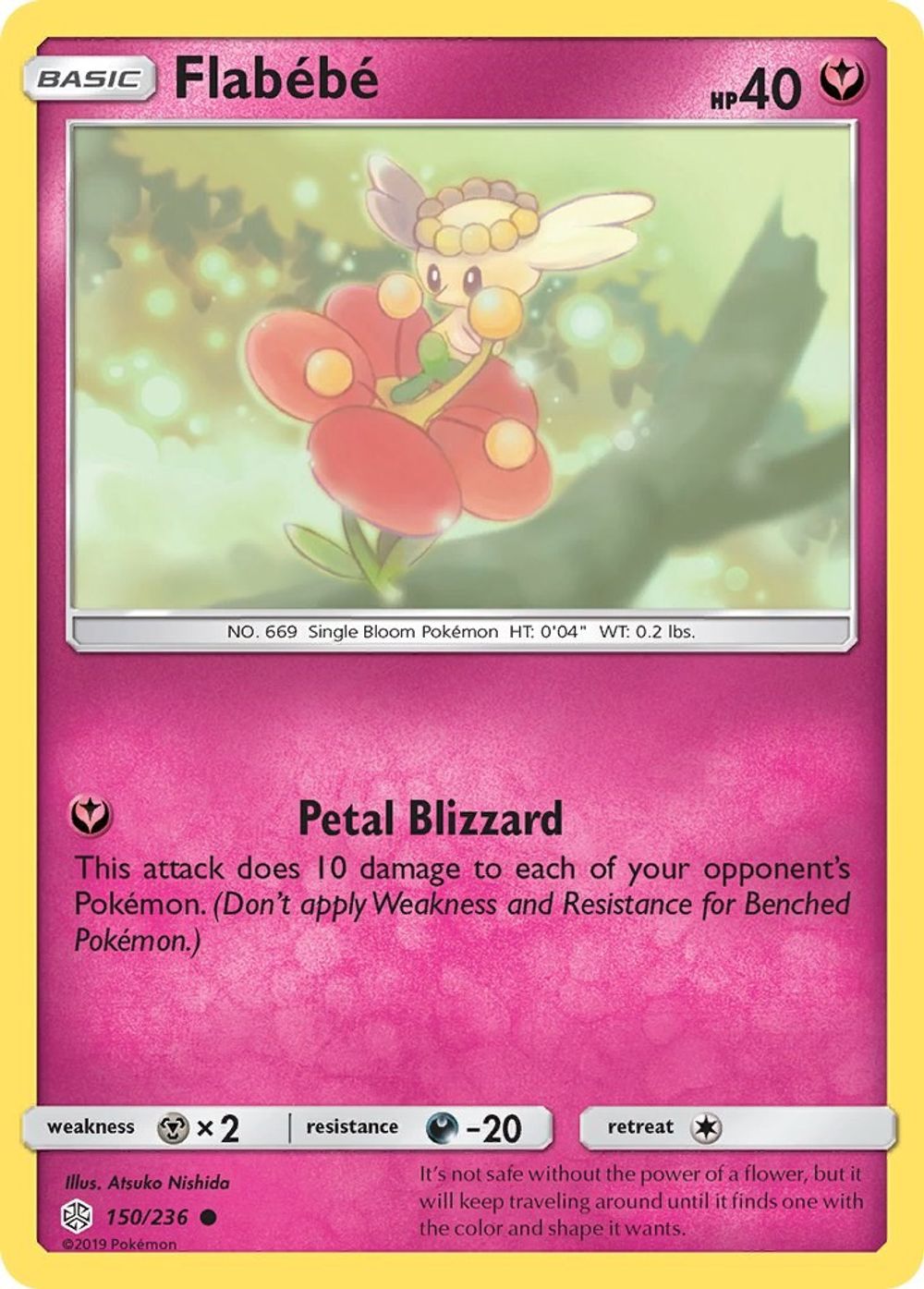 Flabebe - 150/236 — SM - Cosmic Eclipse
