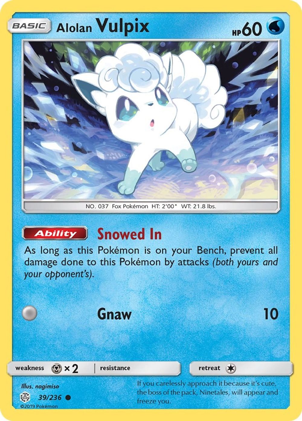 Alolan Vulpix — SM - Cosmic Eclipse