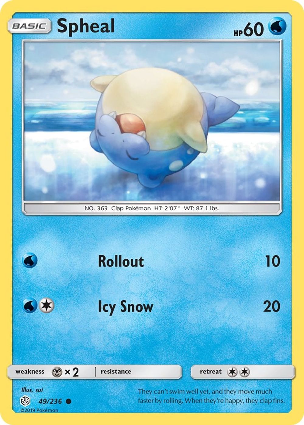 Spheal - 49/236 — SM - Cosmic Eclipse