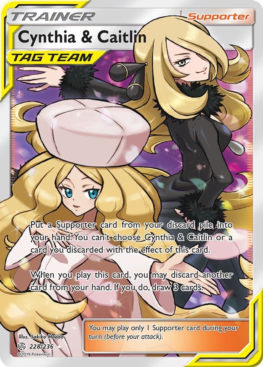 Cynthia & Caitlin (Full Art) — SM - Cosmic Eclipse