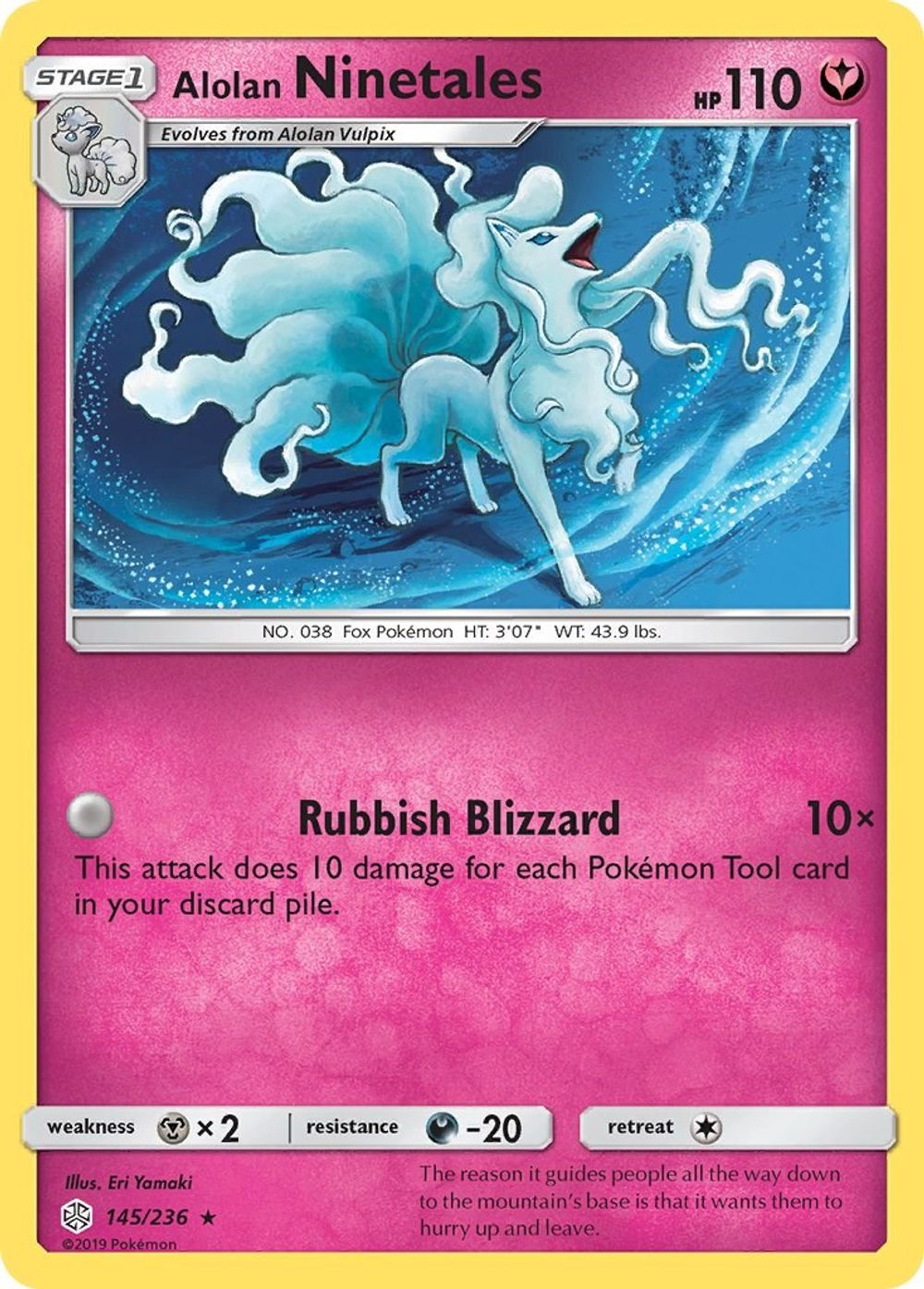 Alolan Ninetales — SM - Cosmic Eclipse