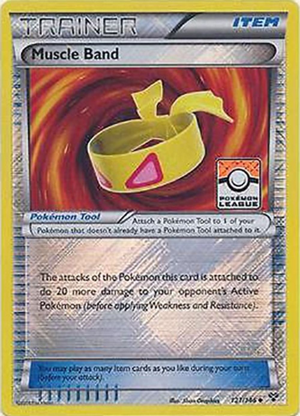Muscle Band - 121/146 - (Pokemon League) — League & Championship Cards