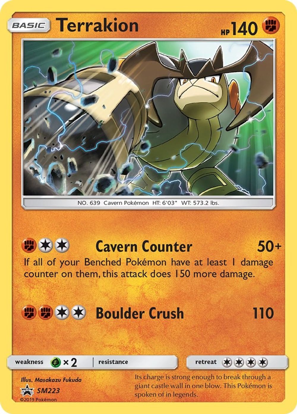 Terrakion - SM223 — SM Promos