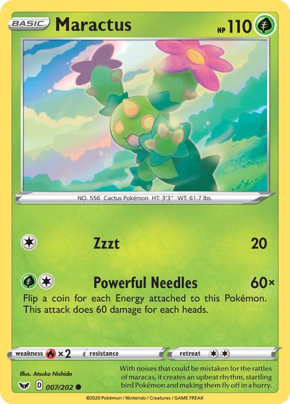 Maractus — SWSH01: Sword & Shield Base Set