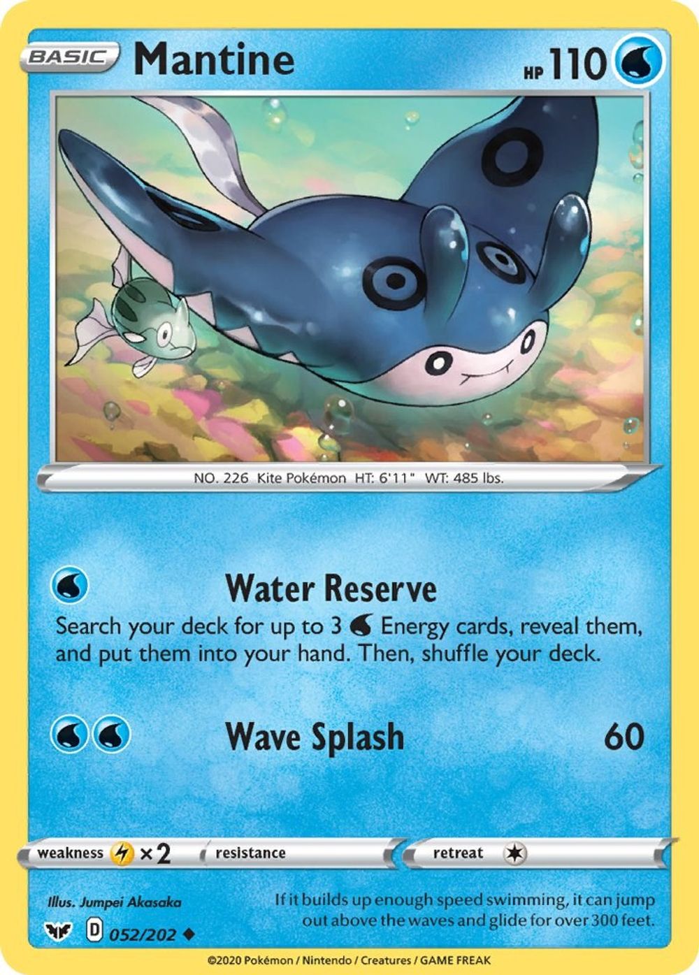 Mantine — SWSH01: Sword & Shield Base Set