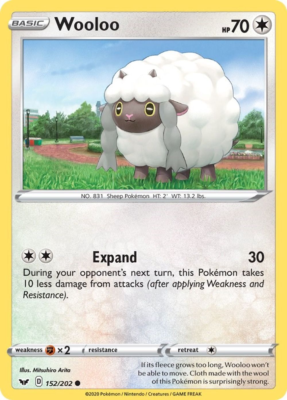 Wooloo (152) — SWSH01: Sword & Shield Base Set