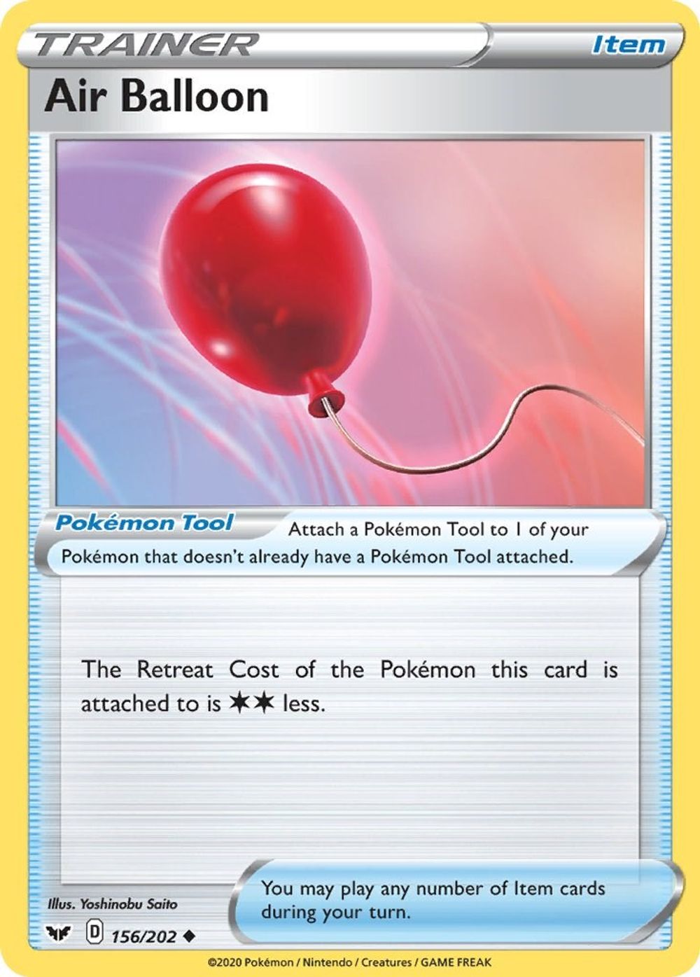 Air Balloon — SWSH01: Sword & Shield Base Set