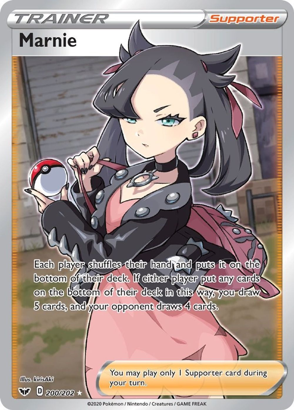Marnie (Full Art) — SWSH01: Sword & Shield Base Set