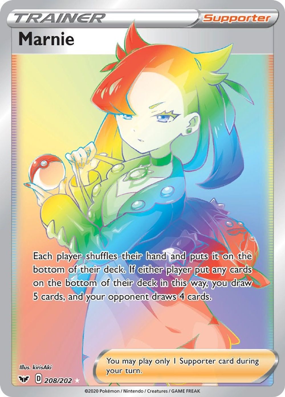 Marnie (Secret) — SWSH01: Sword & Shield Base Set