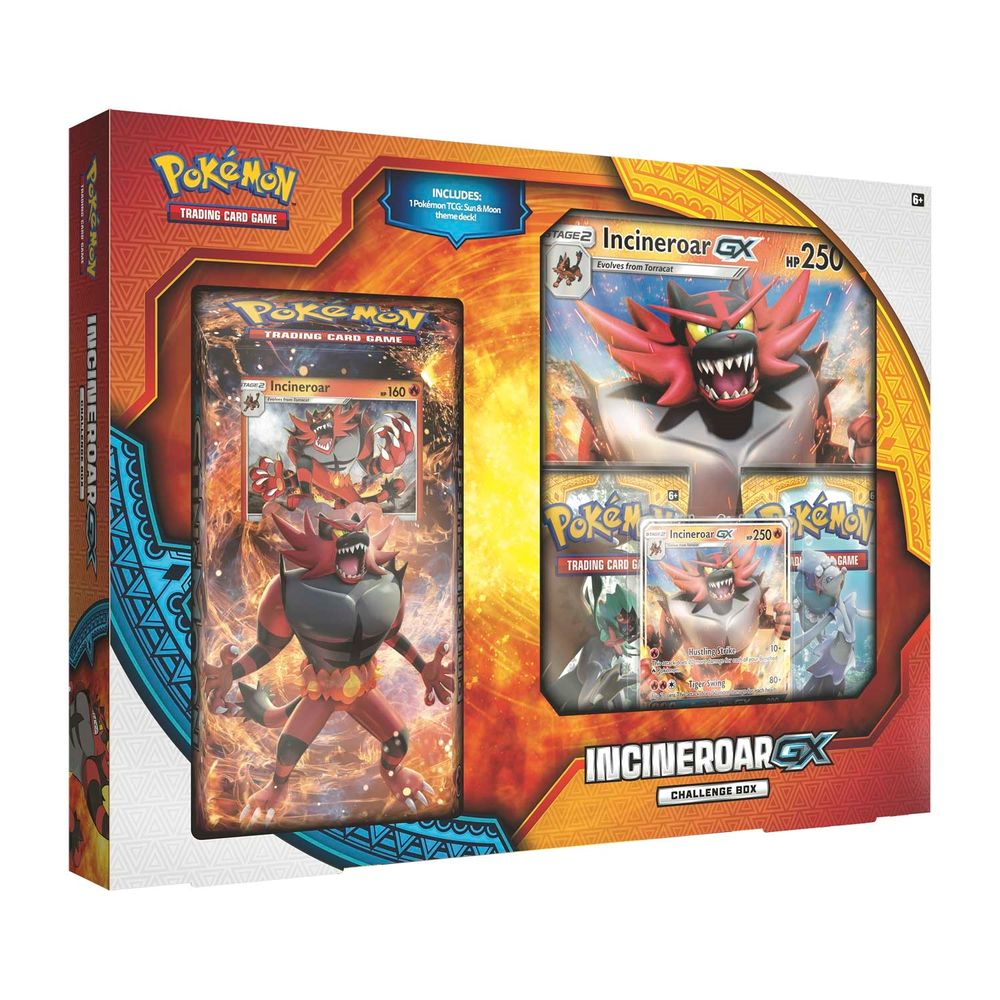 Incineroar GX Challenge Box — SM Base Set