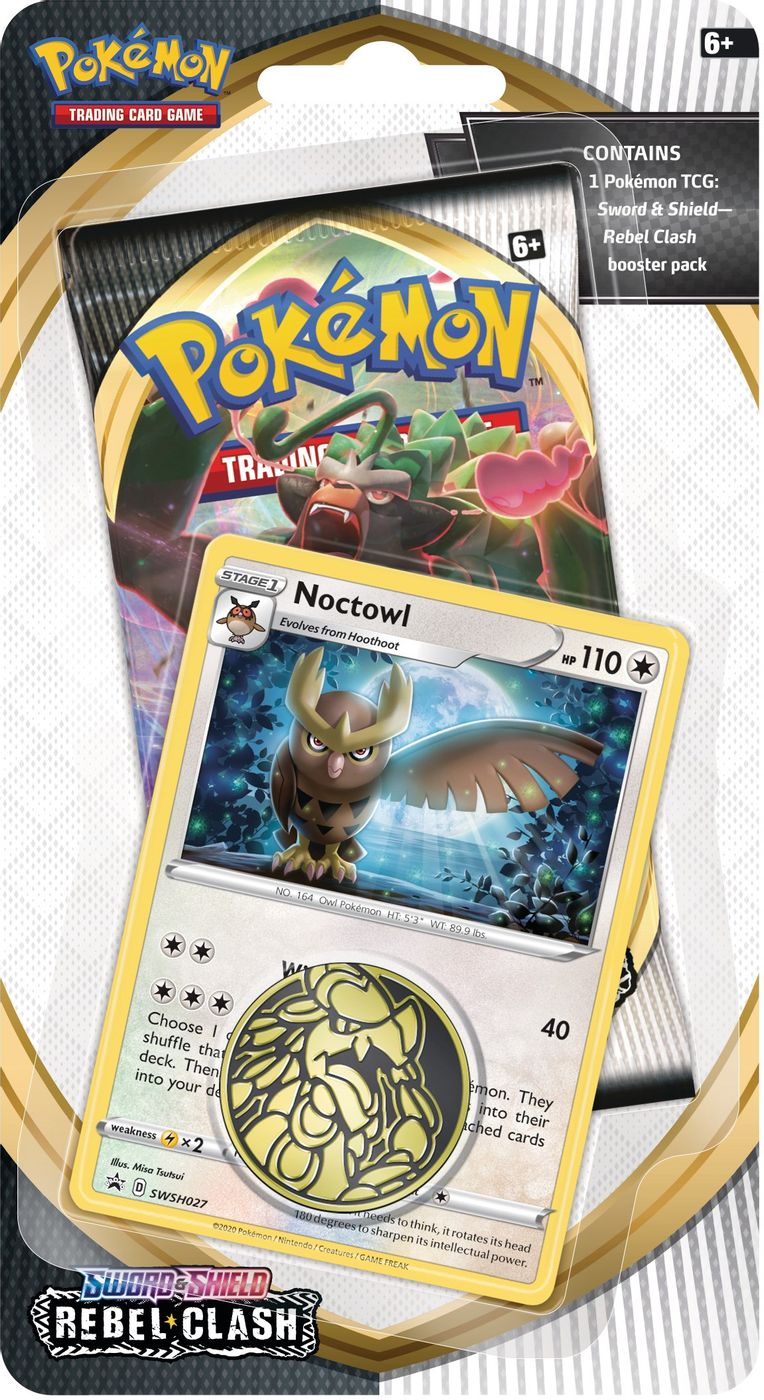 Rebel Clash Single Pack Blister [Noctowl] — SWSH02: Rebel Clash