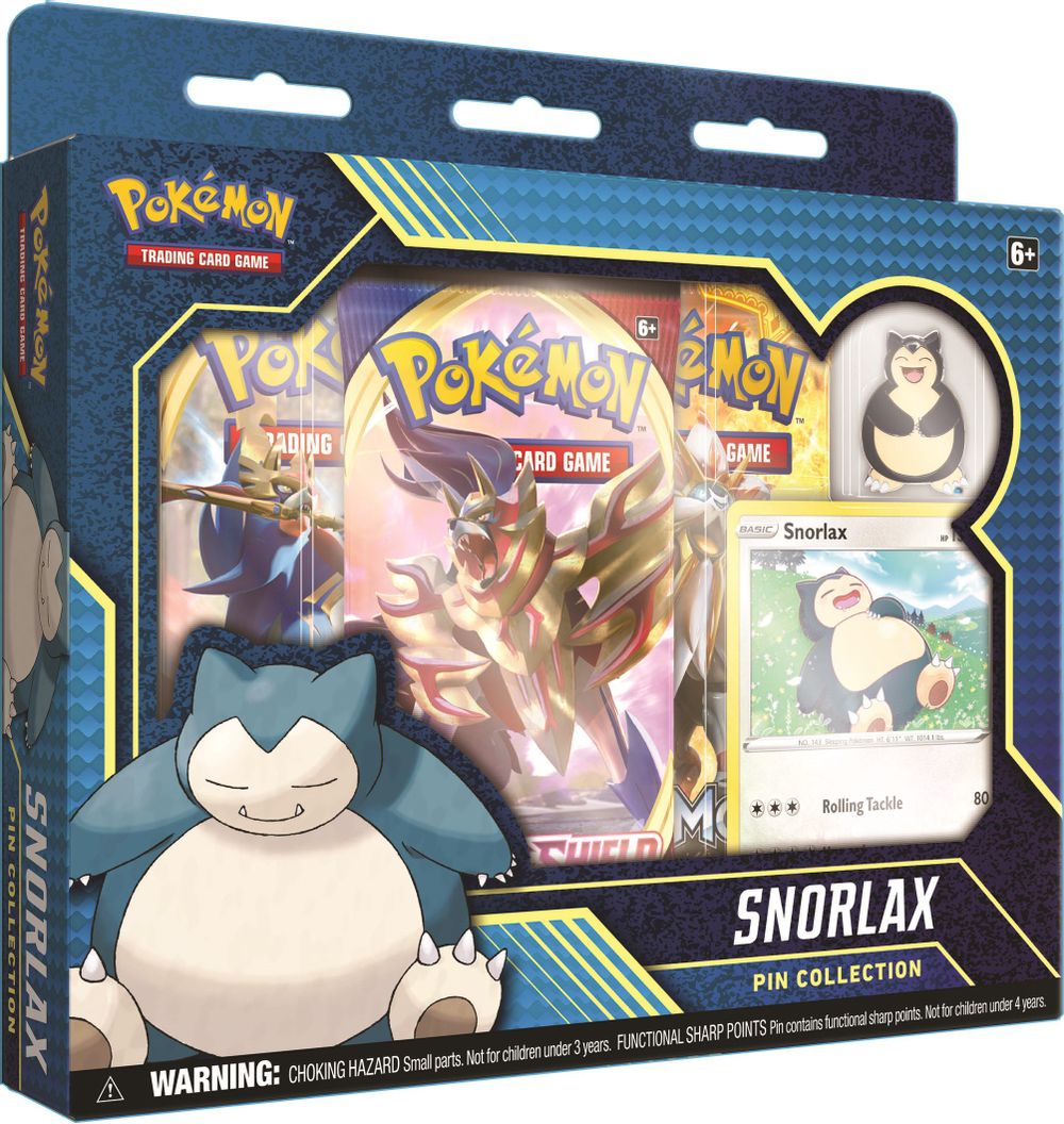 Snorlax Pin Collection — SWSH01: Sword & Shield Base Set