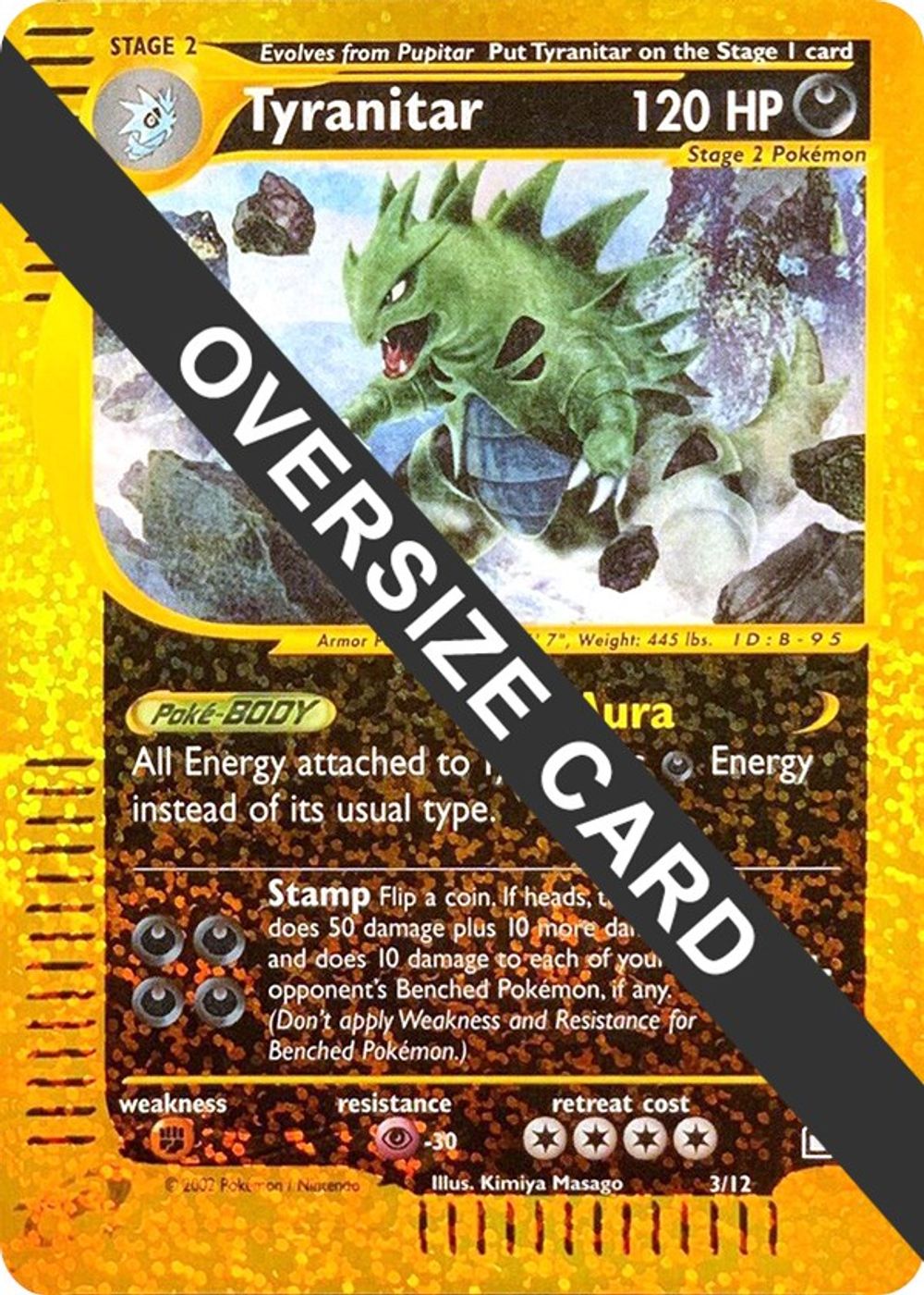 Tyranitar - 3/12 — Jumbo Cards