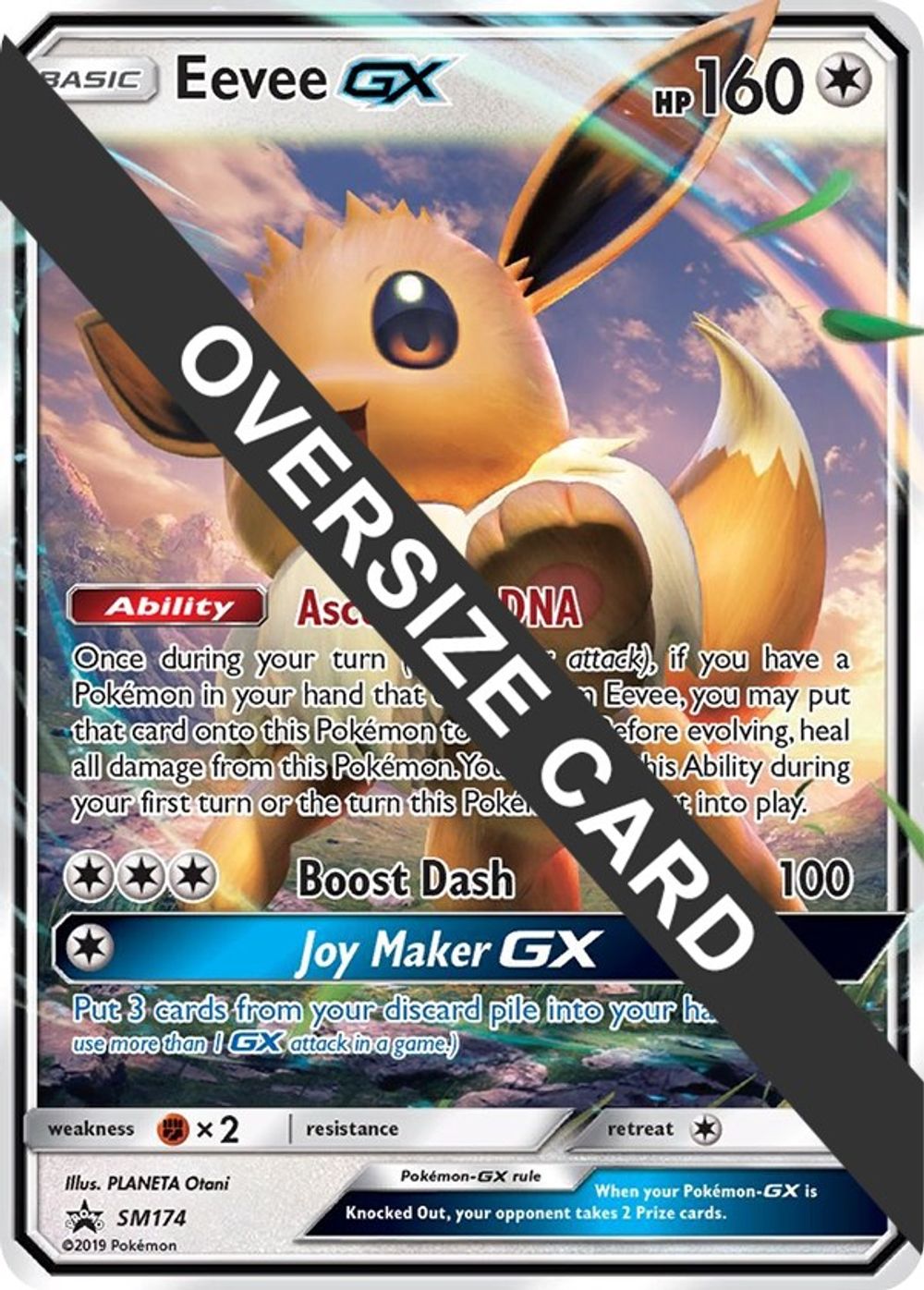 Eevee GX - SM174 (SM Black Star Promo) — Jumbo Cards